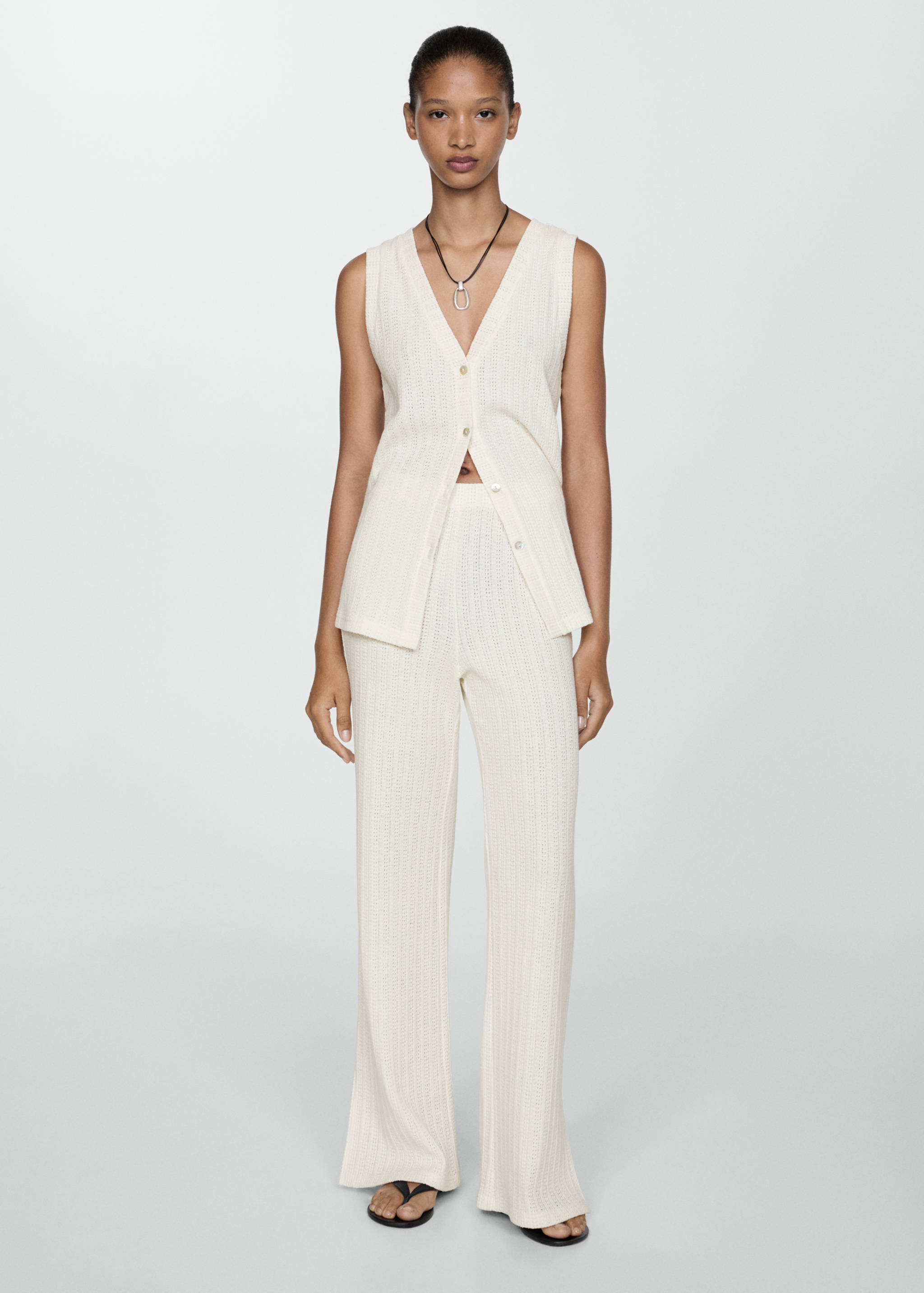 Pantalon droit crochet - Plan général