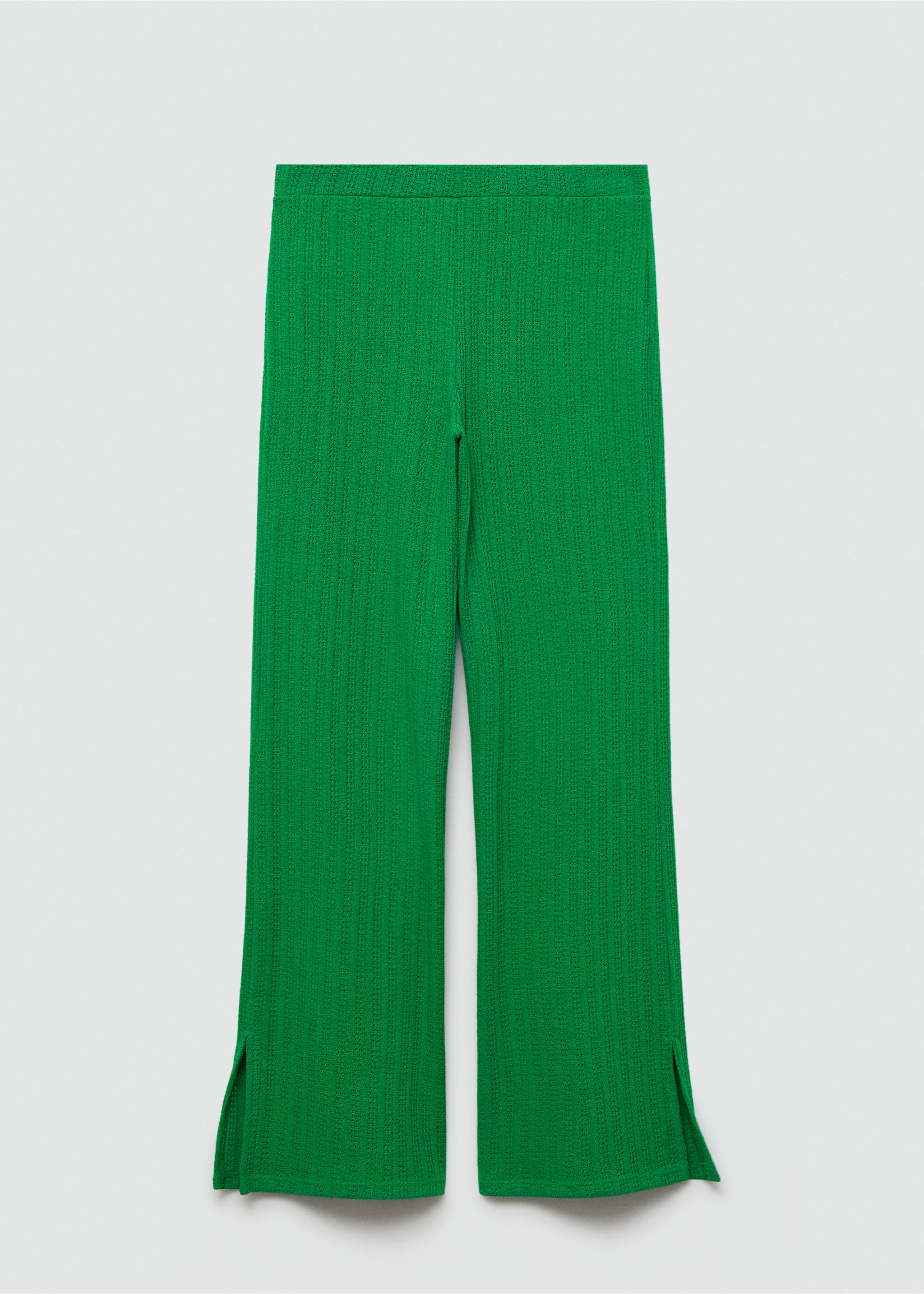 Pantalon droit crochet - Article sans modèle, Vert. Ref: 77062005-00.