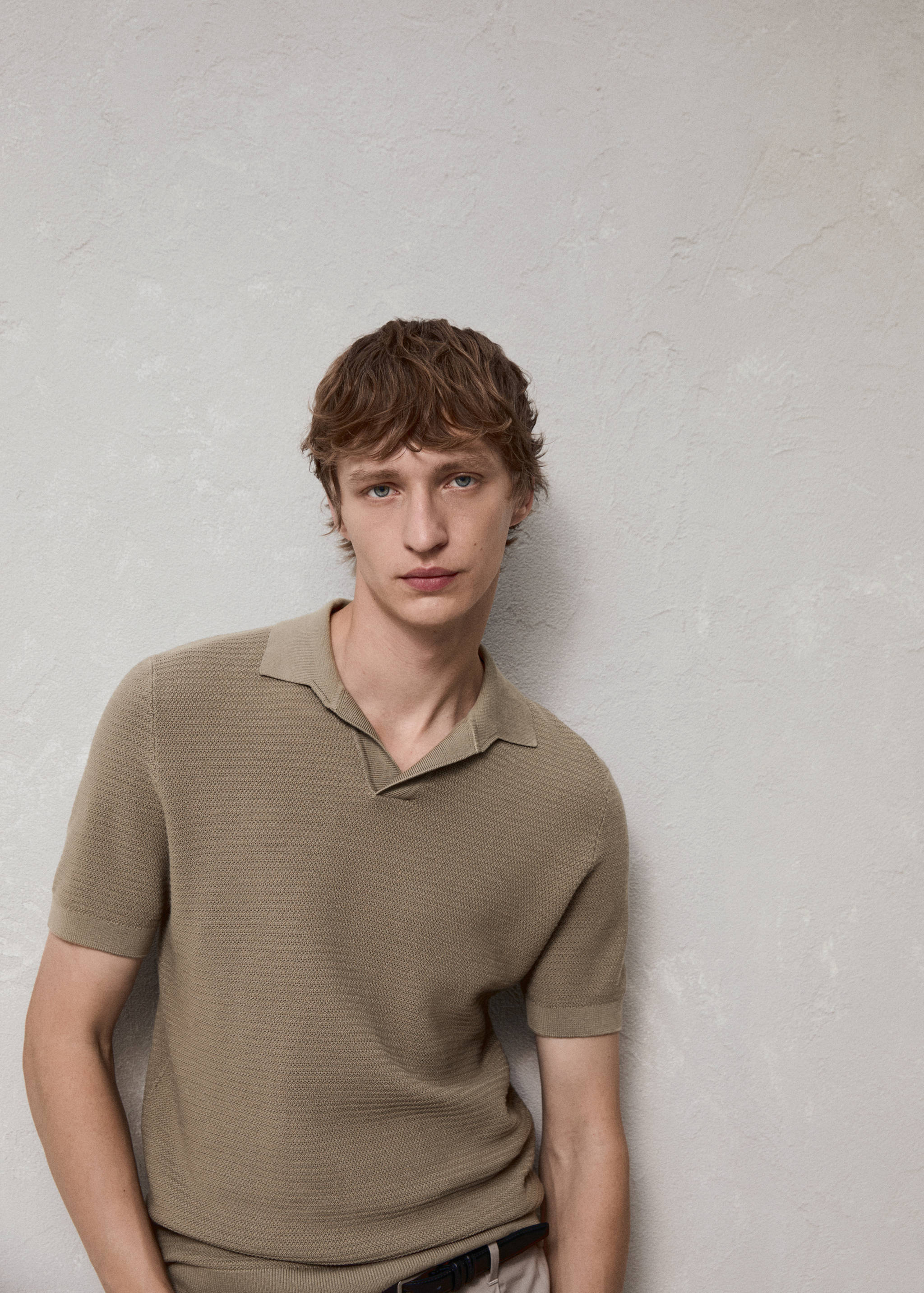 Polo algodón tencel punto trenzado - Detalle del artículo 3