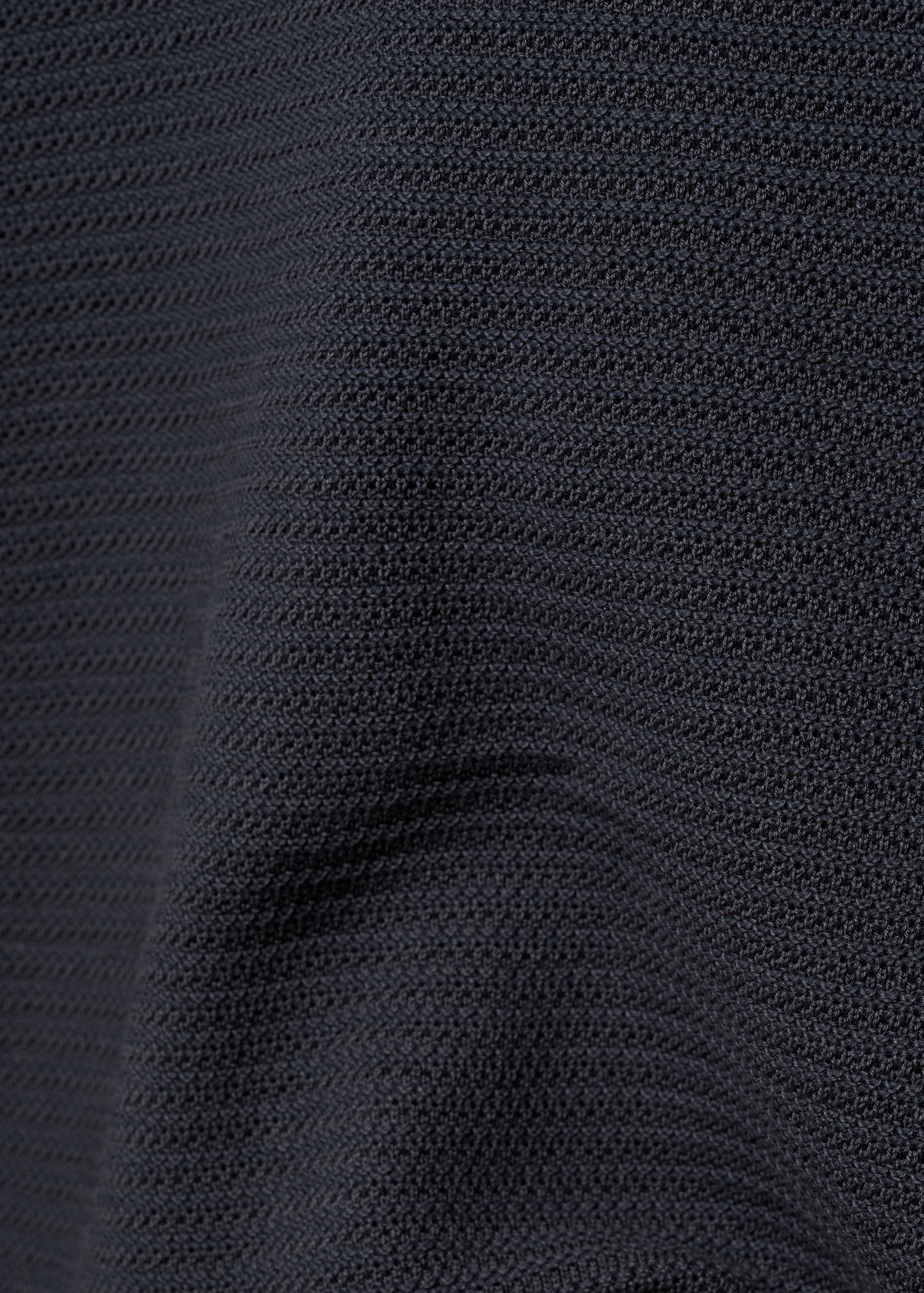 Poloshirt aus Baumwolle mit Tencel in Flechtoptik - Detail des Artikels 0
