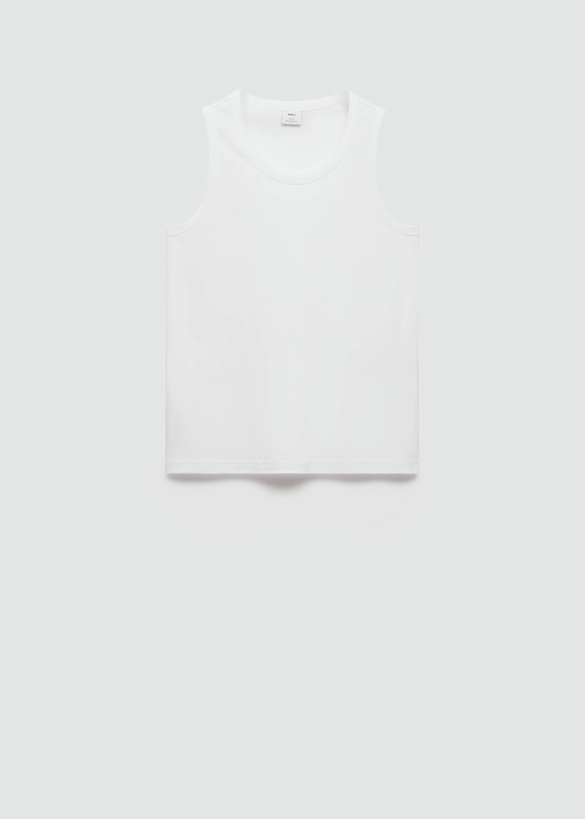 100% cotton tank top - Article without model