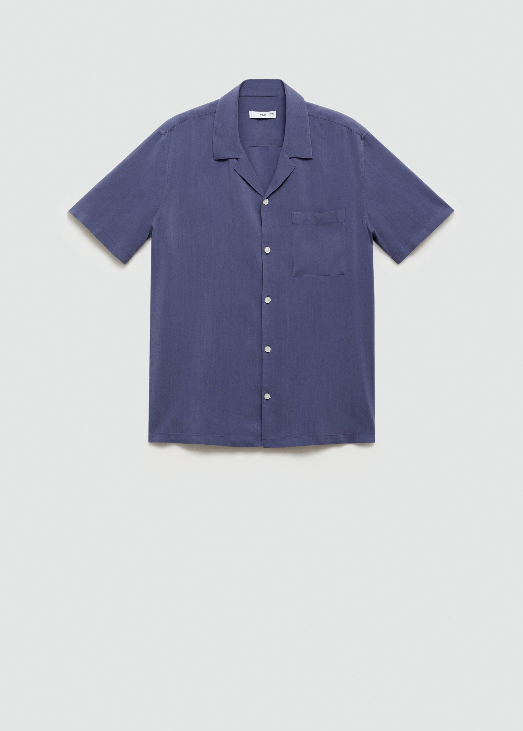 Regular-fit 100% Tencel shirt - Article without model