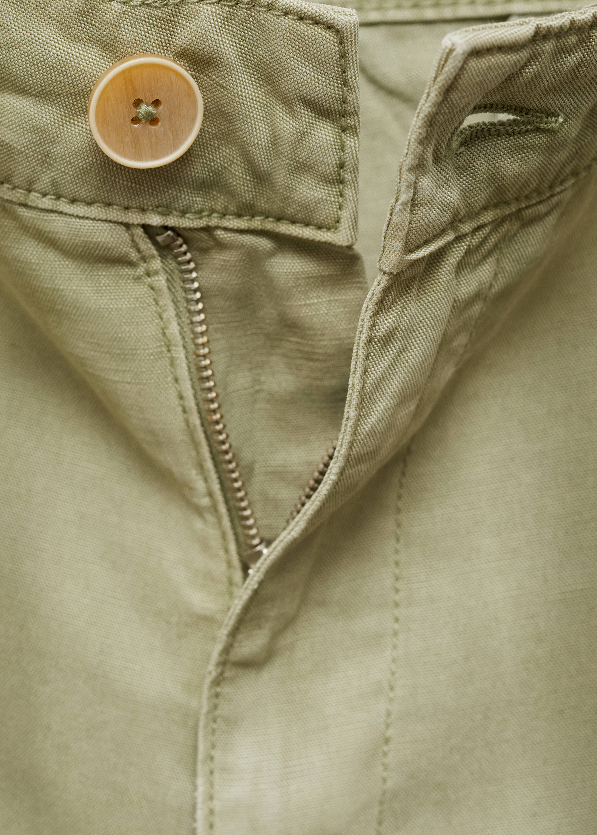 Lyocell trousers with adjustable drawstring - Details of the article 0