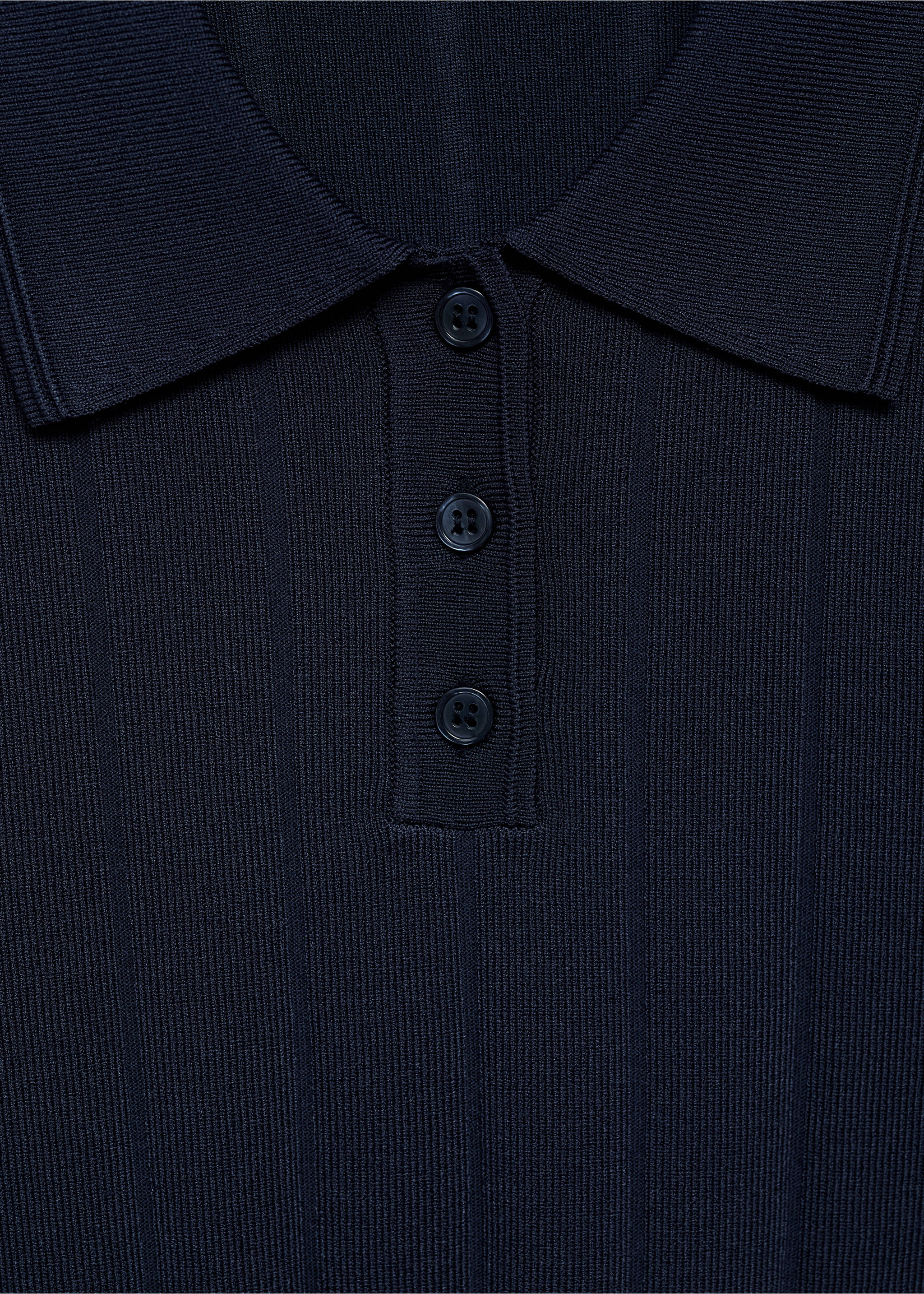 Camiseta cuello polo - Detalle del artículo 8, Azul marino oscuro. Ref: 77062917-00.