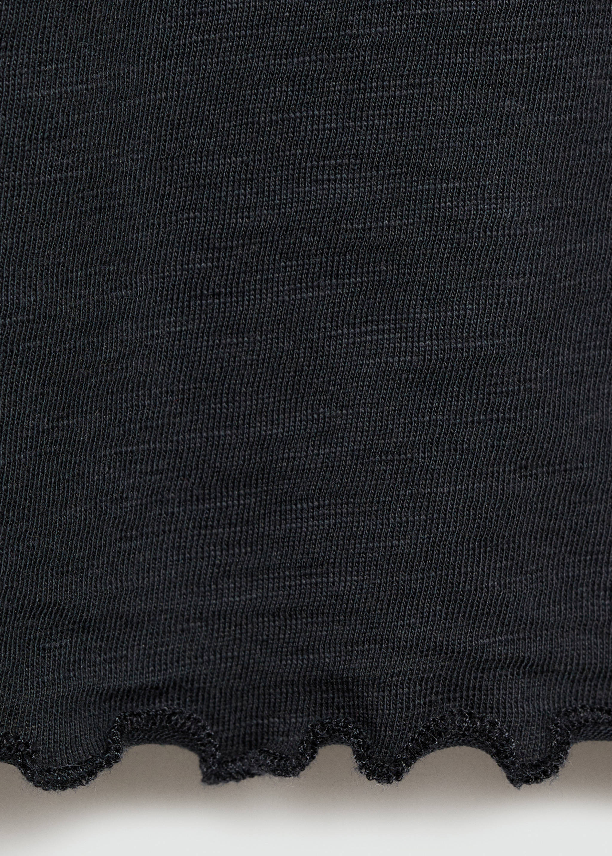 Short-sleeved cotton t-shirt - Details of the article 8