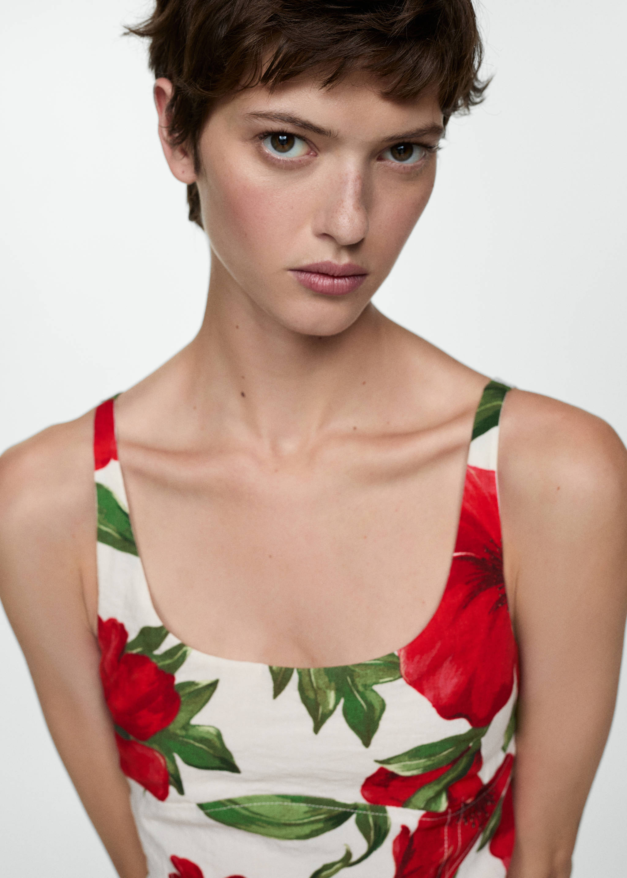 Lange jurk met bloemen - Detail van het artikel 1