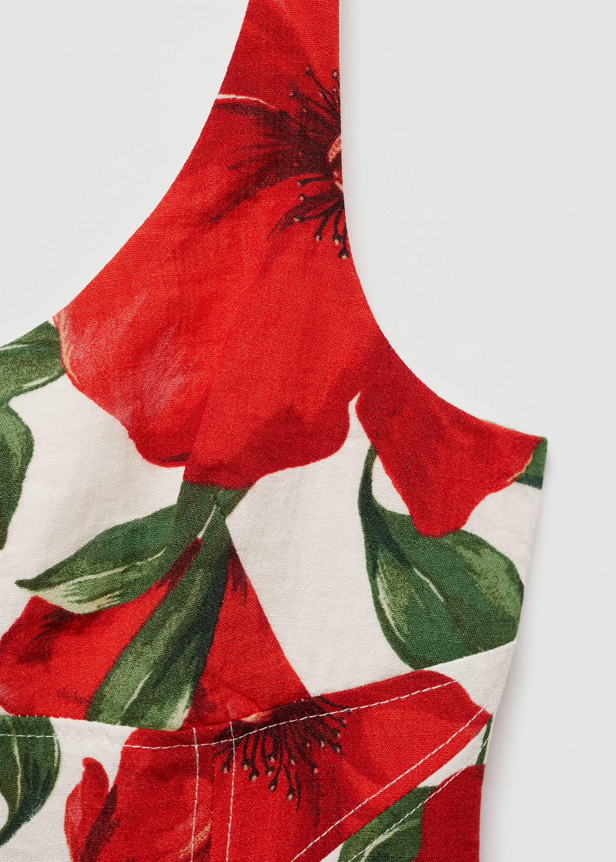 Lange jurk met bloemen - Detail van het artikel 0