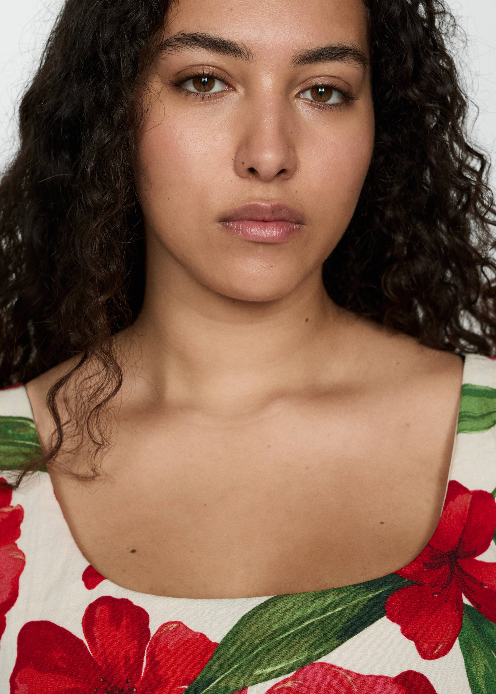 Lange jurk met bloemen - Detail van het artikel 4