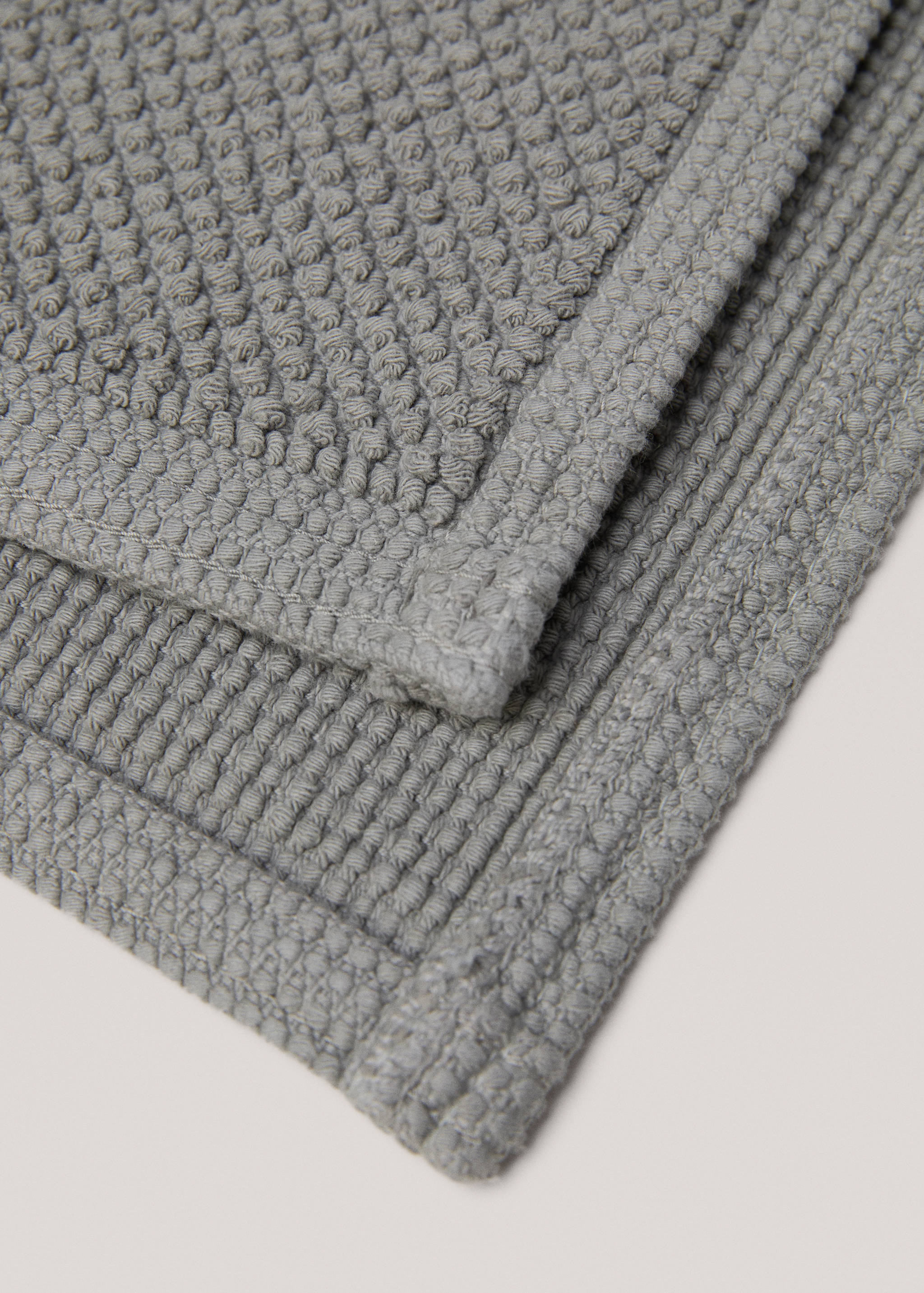 Alfombra baño 100% algodón bouclé - Detalle del artículo 1