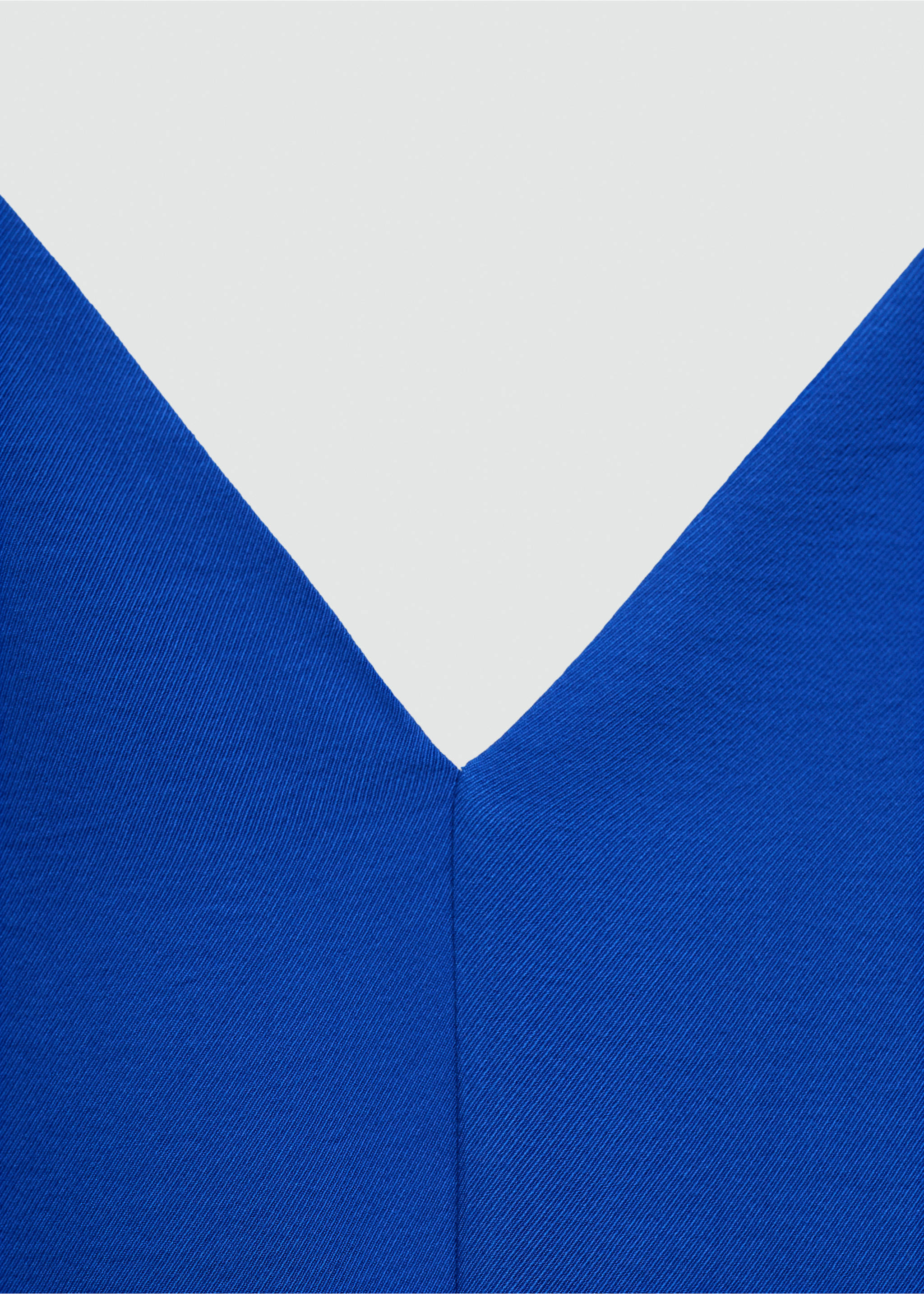 Long strap jumpsuit - Details of the article 0, Blue. Ref: 77063265-00.