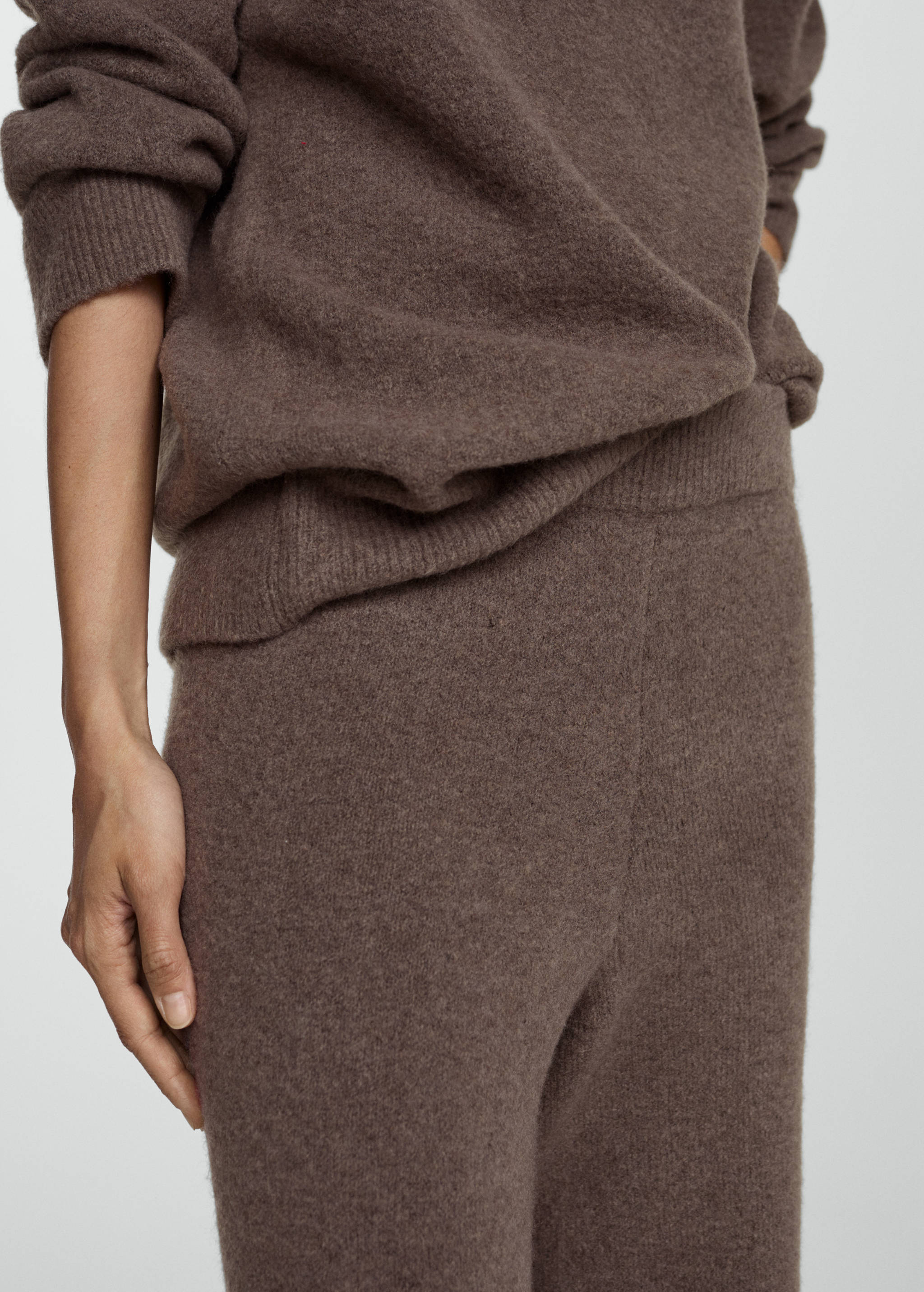 Rovné úpletové kalhoty - Detail zboží 6