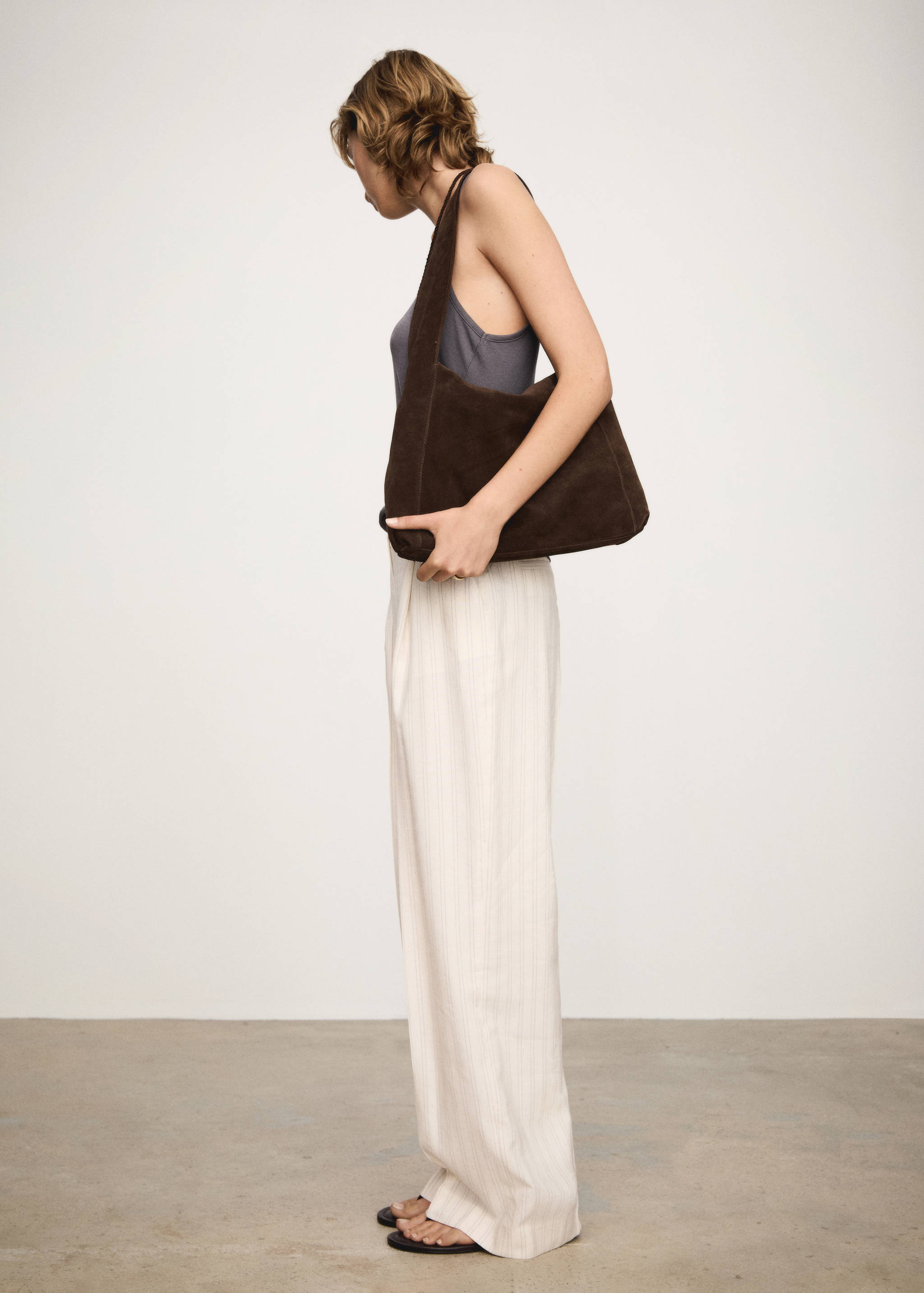 Pantalon droit à rayures - Détail de l'article 6