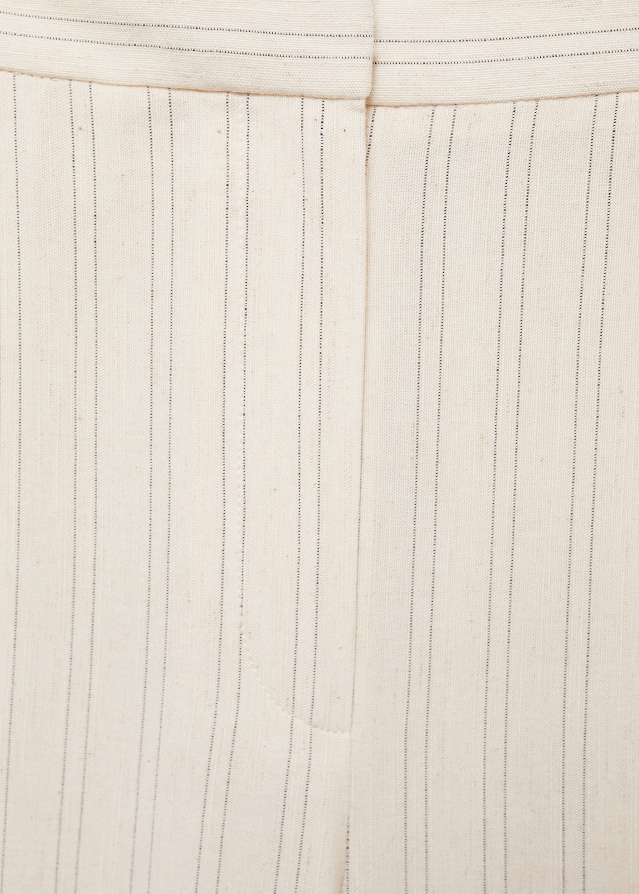 Pantalon droit à rayures - Détail de l'article 0