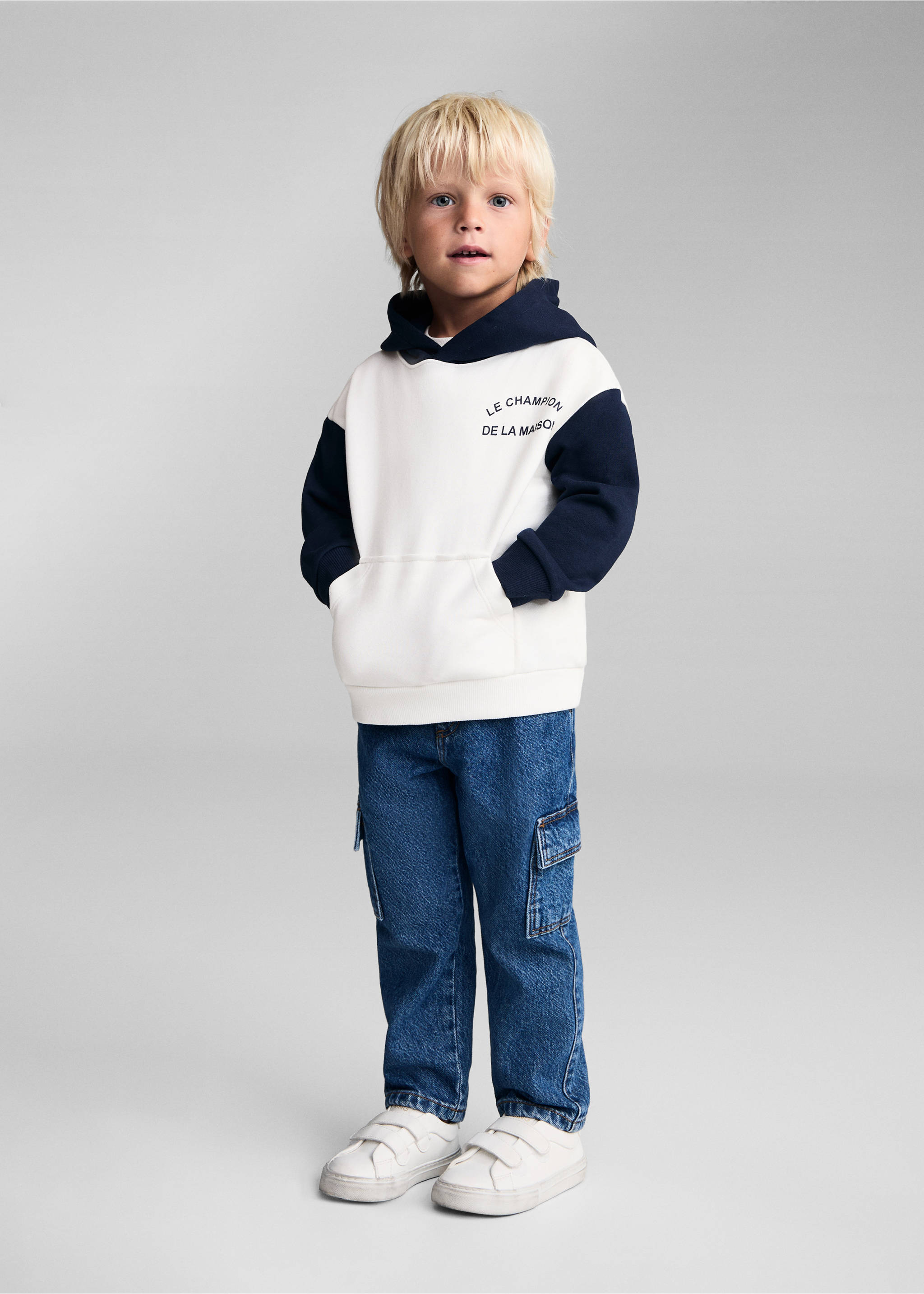 Printed cotton sweatshirt - General plane, Off White. Ref: 77063278-00.