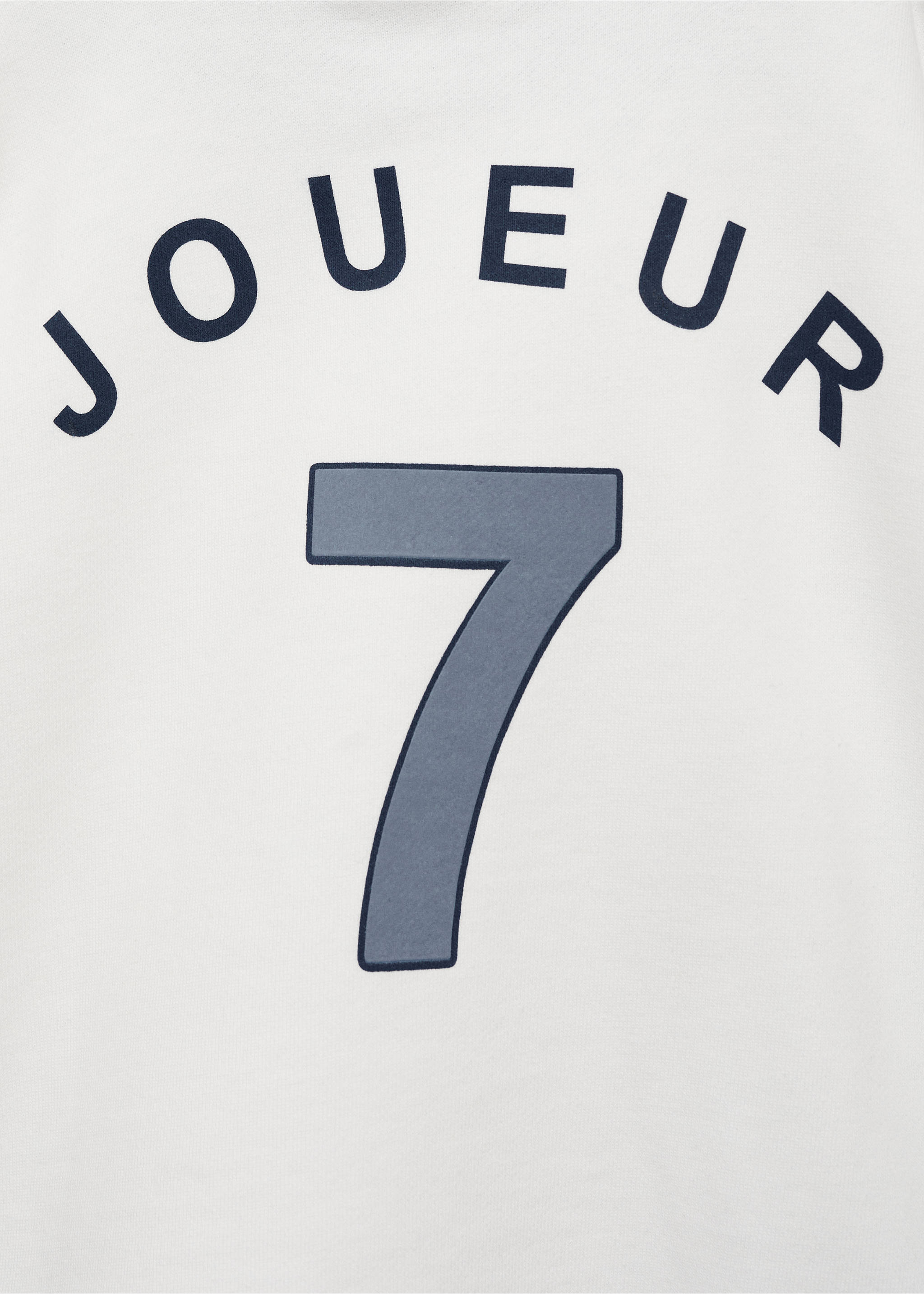 Printed cotton sweatshirt - Details of the article 0, Off White. Ref: 77063278-00.