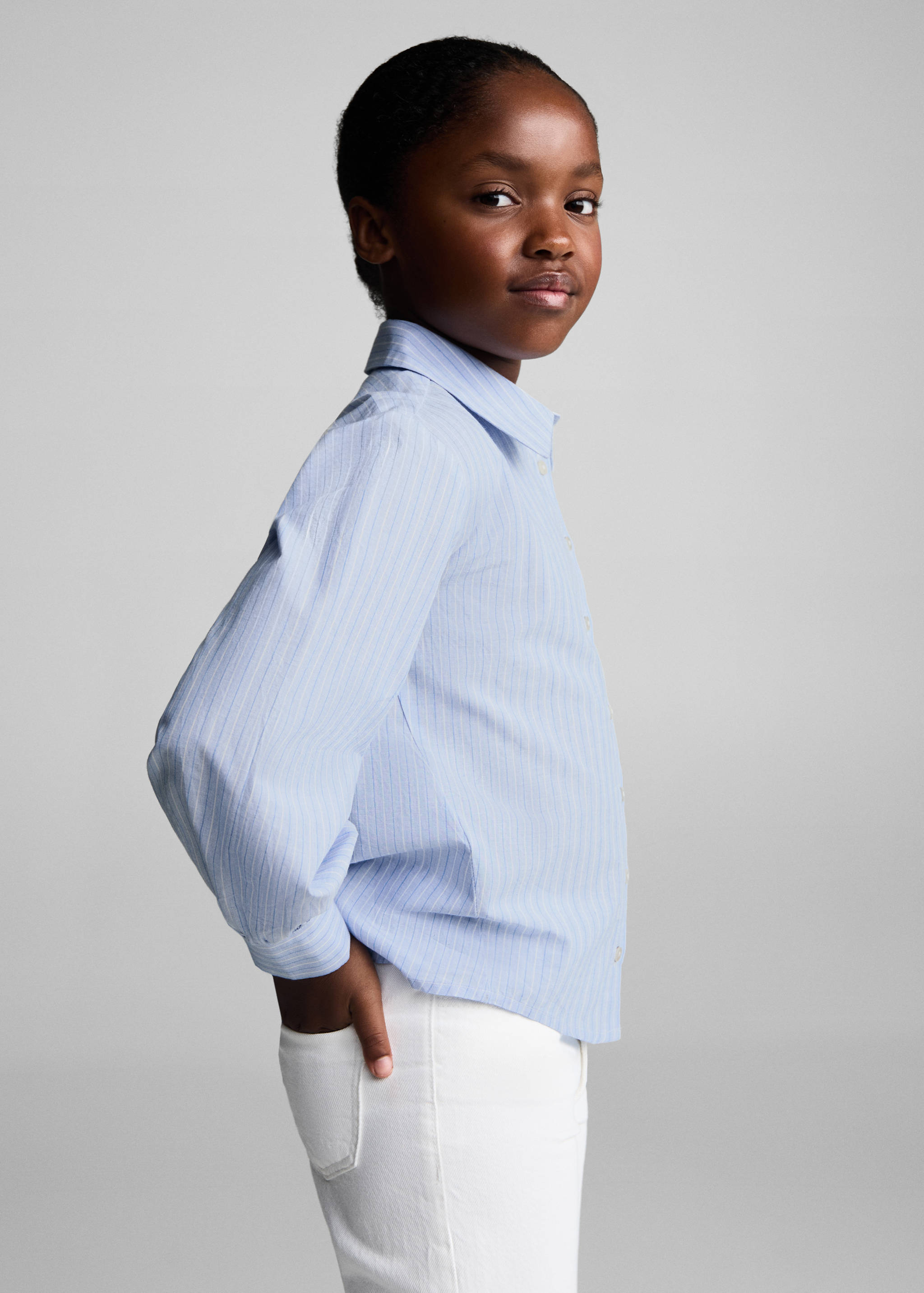 Pruhovaná košile - Náhled ve středové rovině