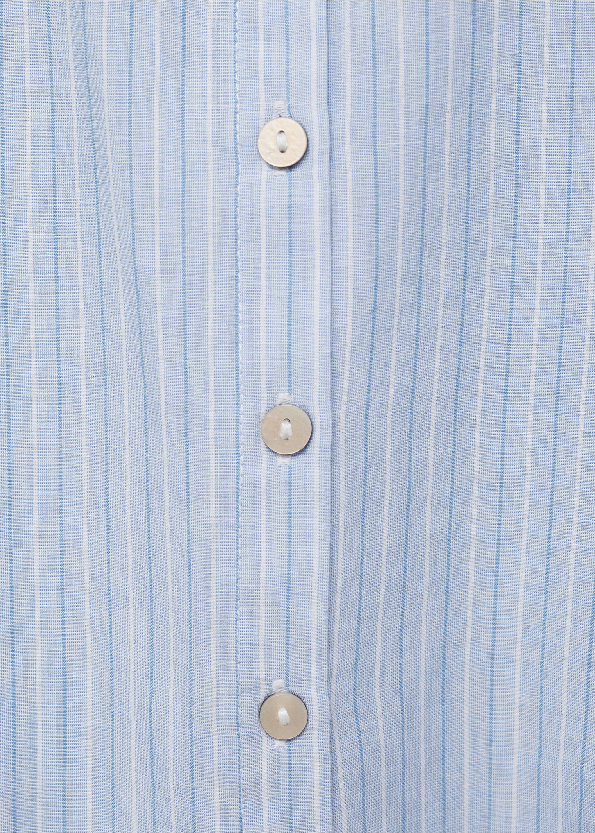 Pruhovaná košile - Detail zboží 0, Modrá obloha. Ref: 77063285-00.