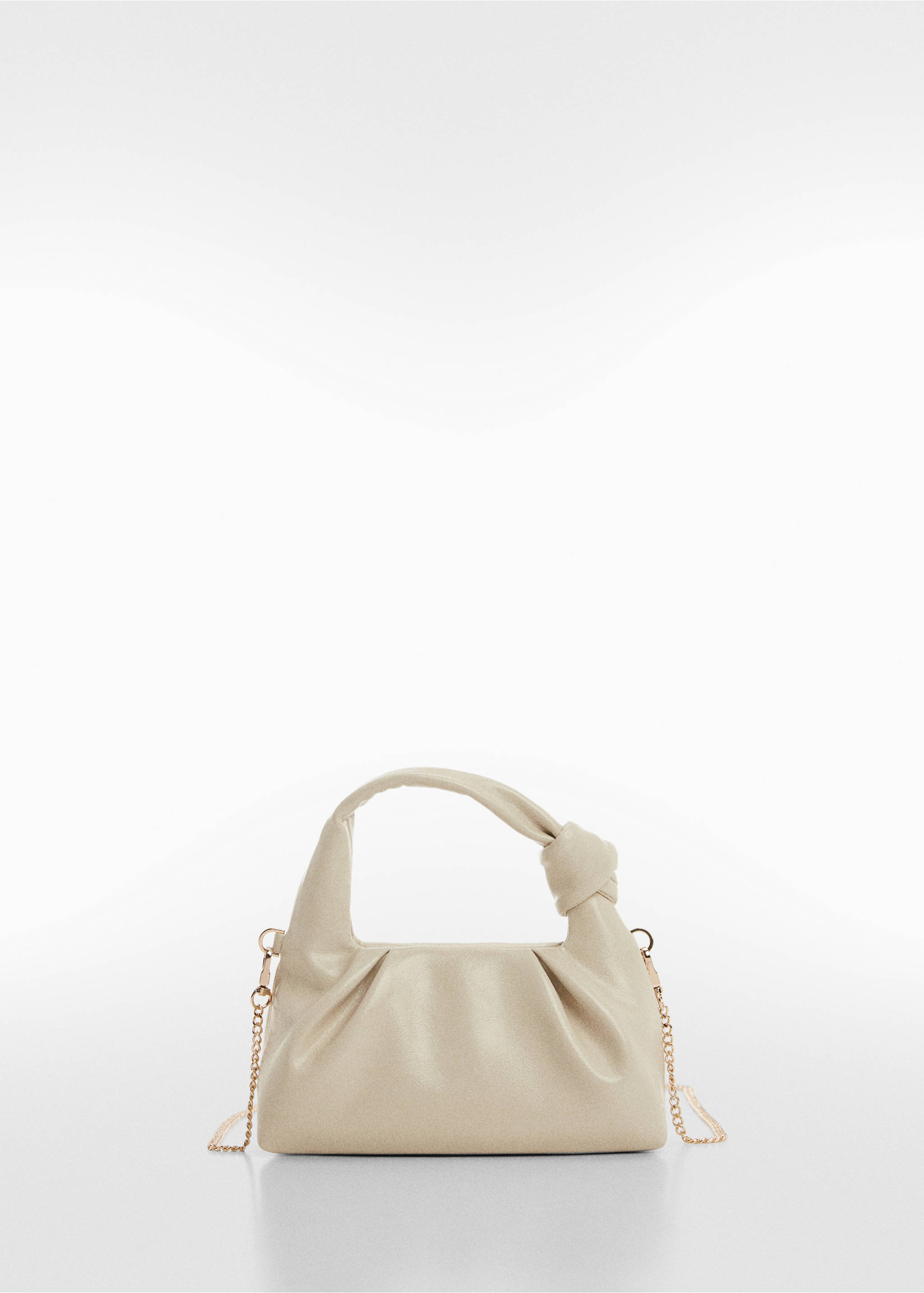 Chain mini bag - Article without model, Ecru. Ref: 77063295-00.