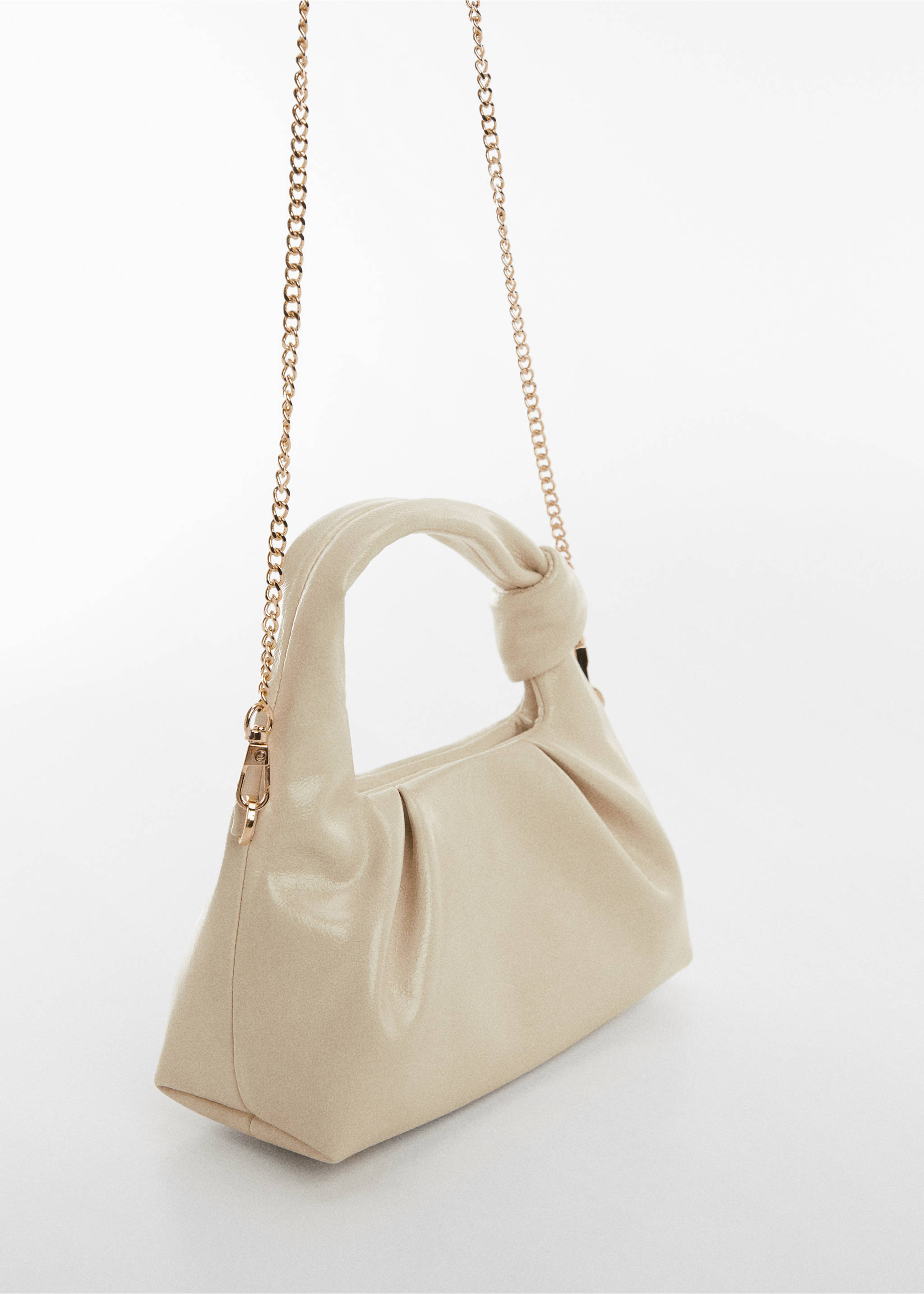 Chain mini bag - Medium plane, Ecru. Ref: 77063295-00.