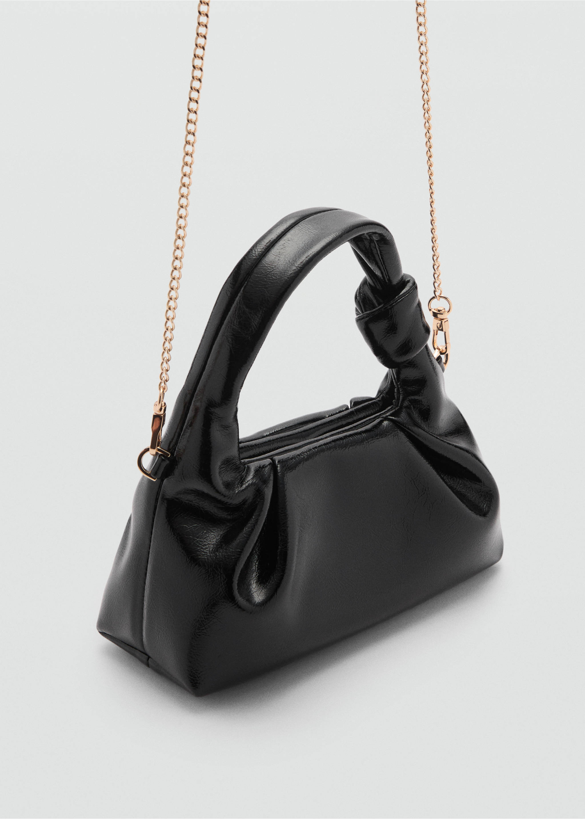 Chain mini bag - Medium plane, Black. Ref: 77063295-00.