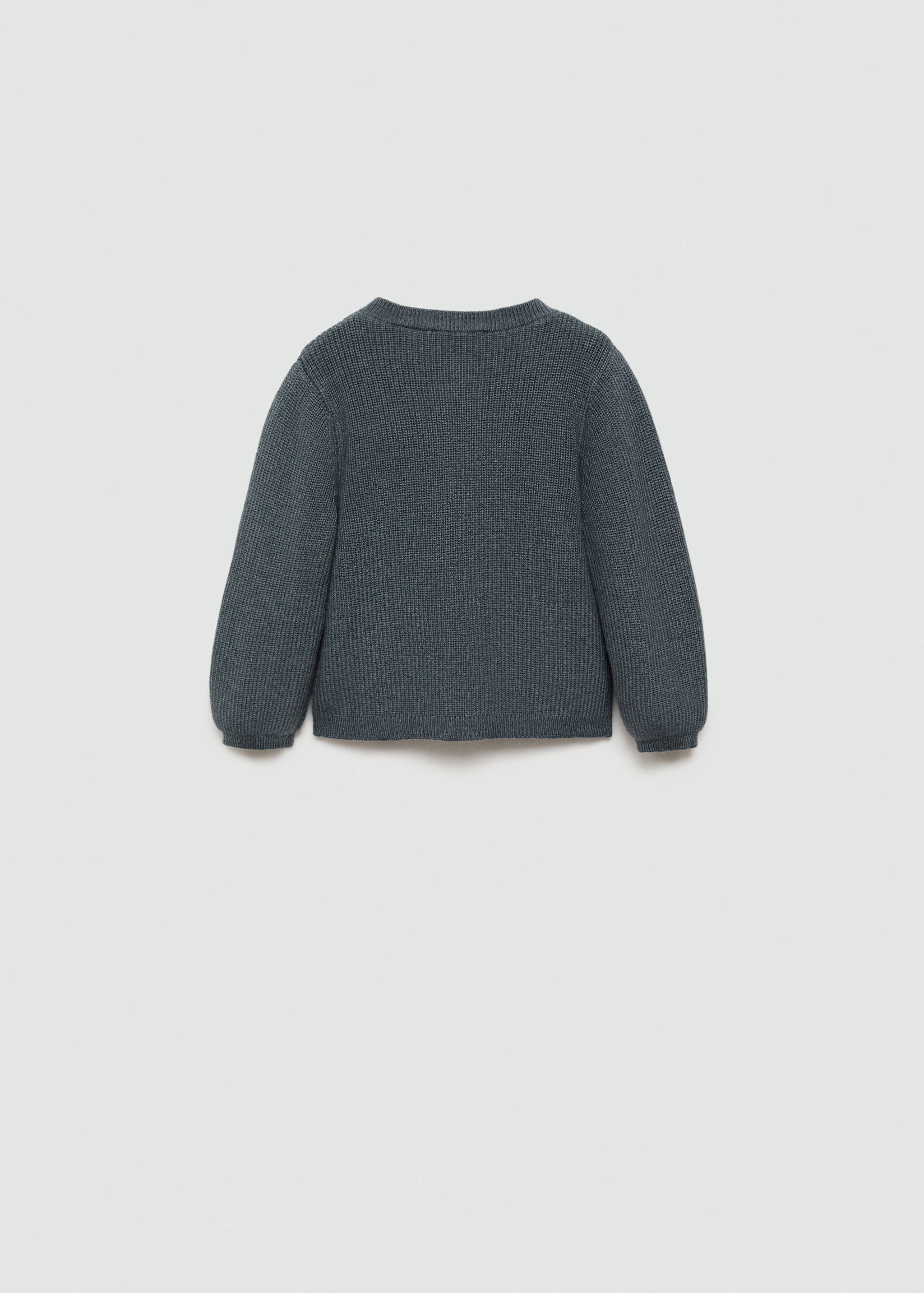 Side pockets cardigan - Reverse of the article