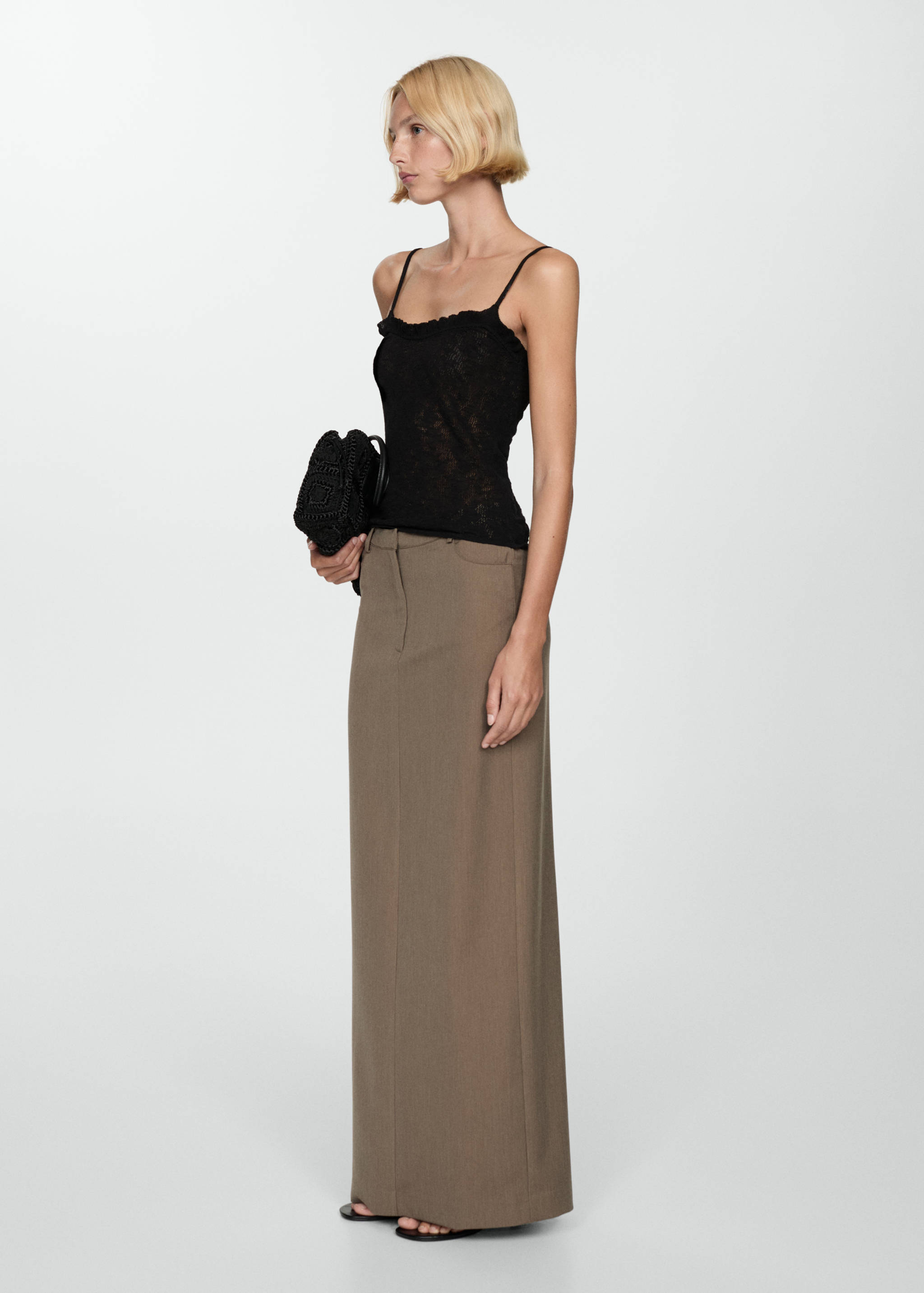 Slit long skirt - Details of the article 2