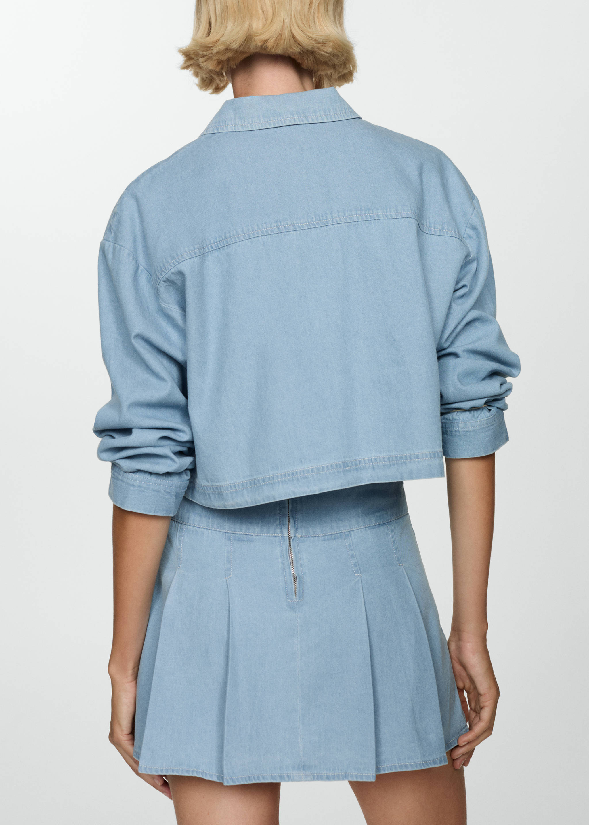 Minifalda vaquera tablas - Reverso del artículo