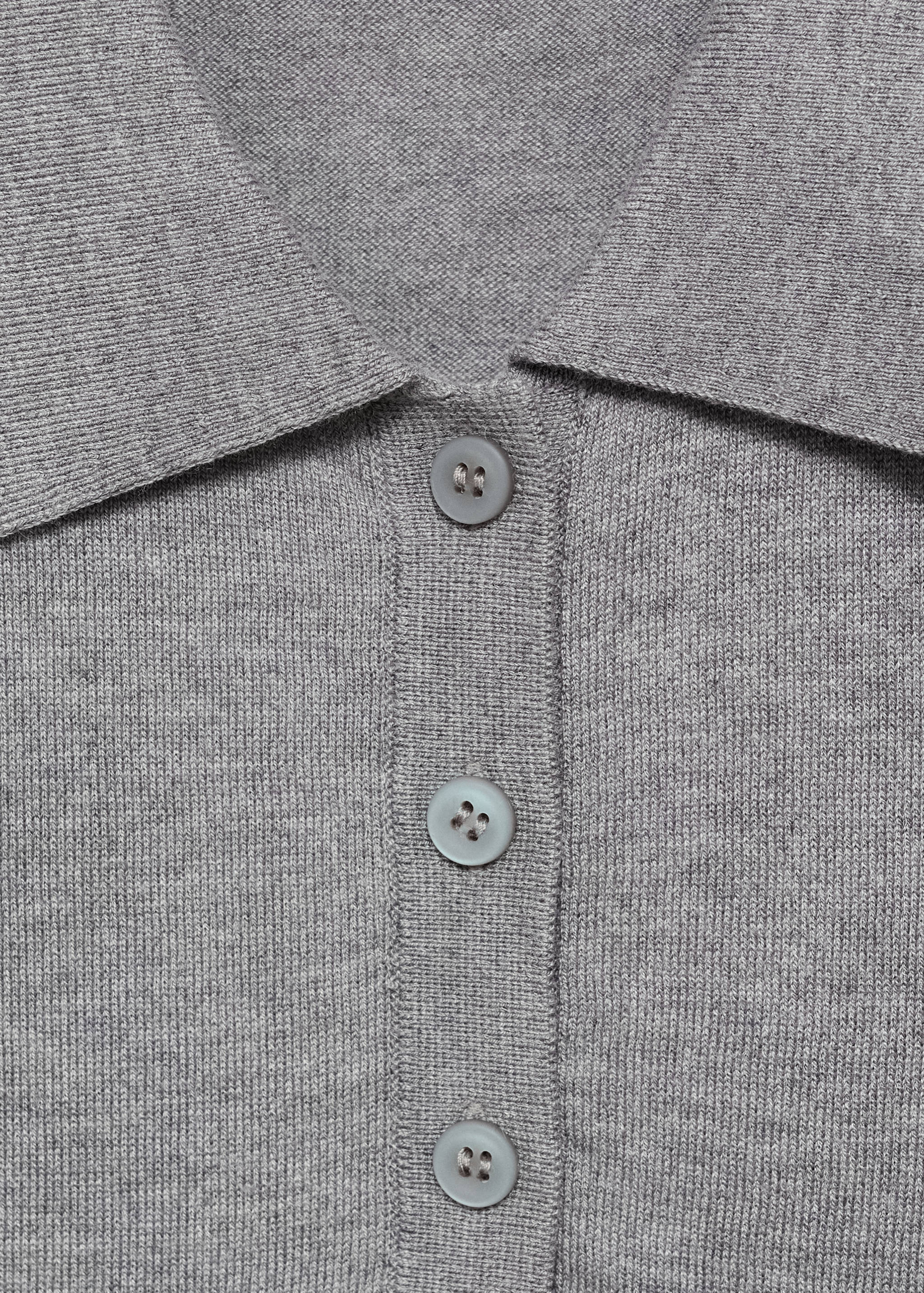 Fine-knit polo neck gilet - Details of the article 8