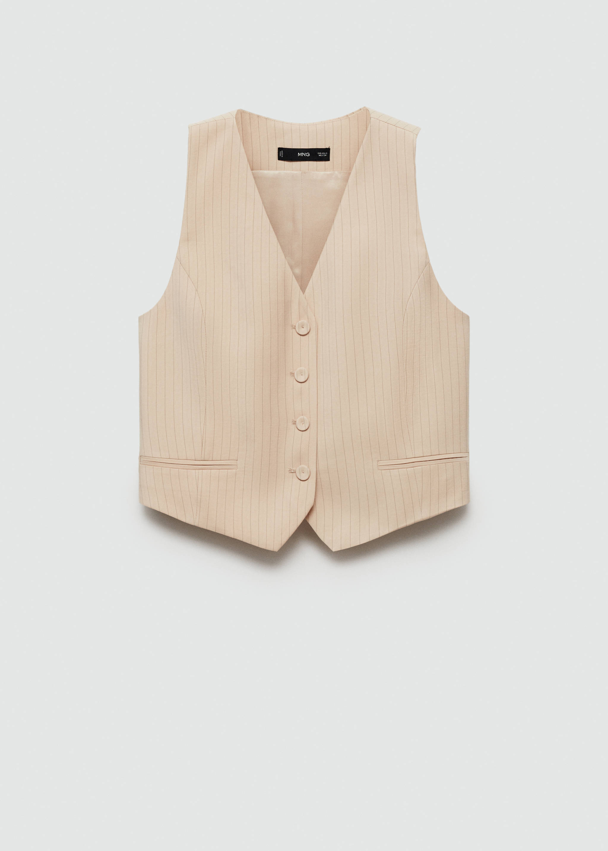 Gilet costume rayures - Article sans modèle