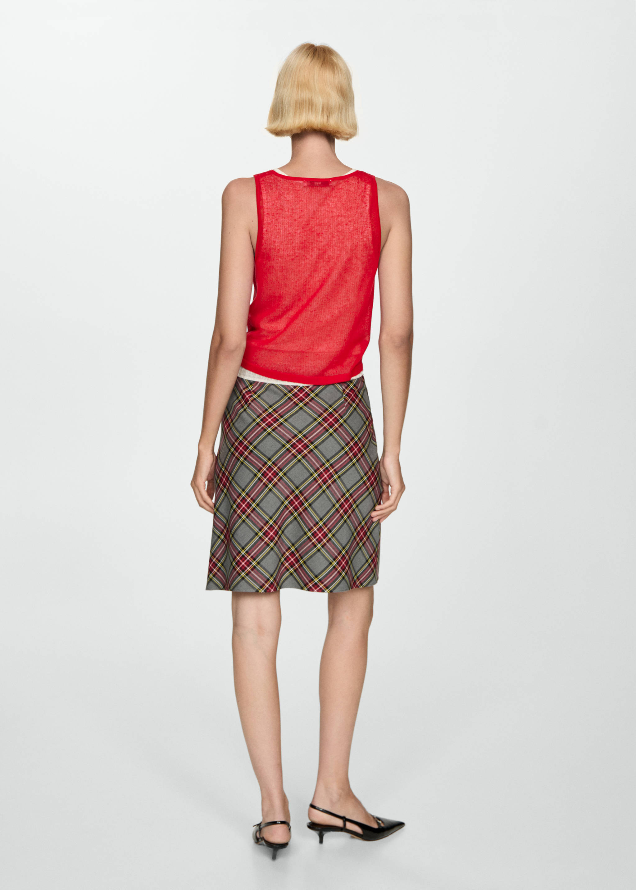 Gecombineerde lyocell top - Achterkant van het artikel