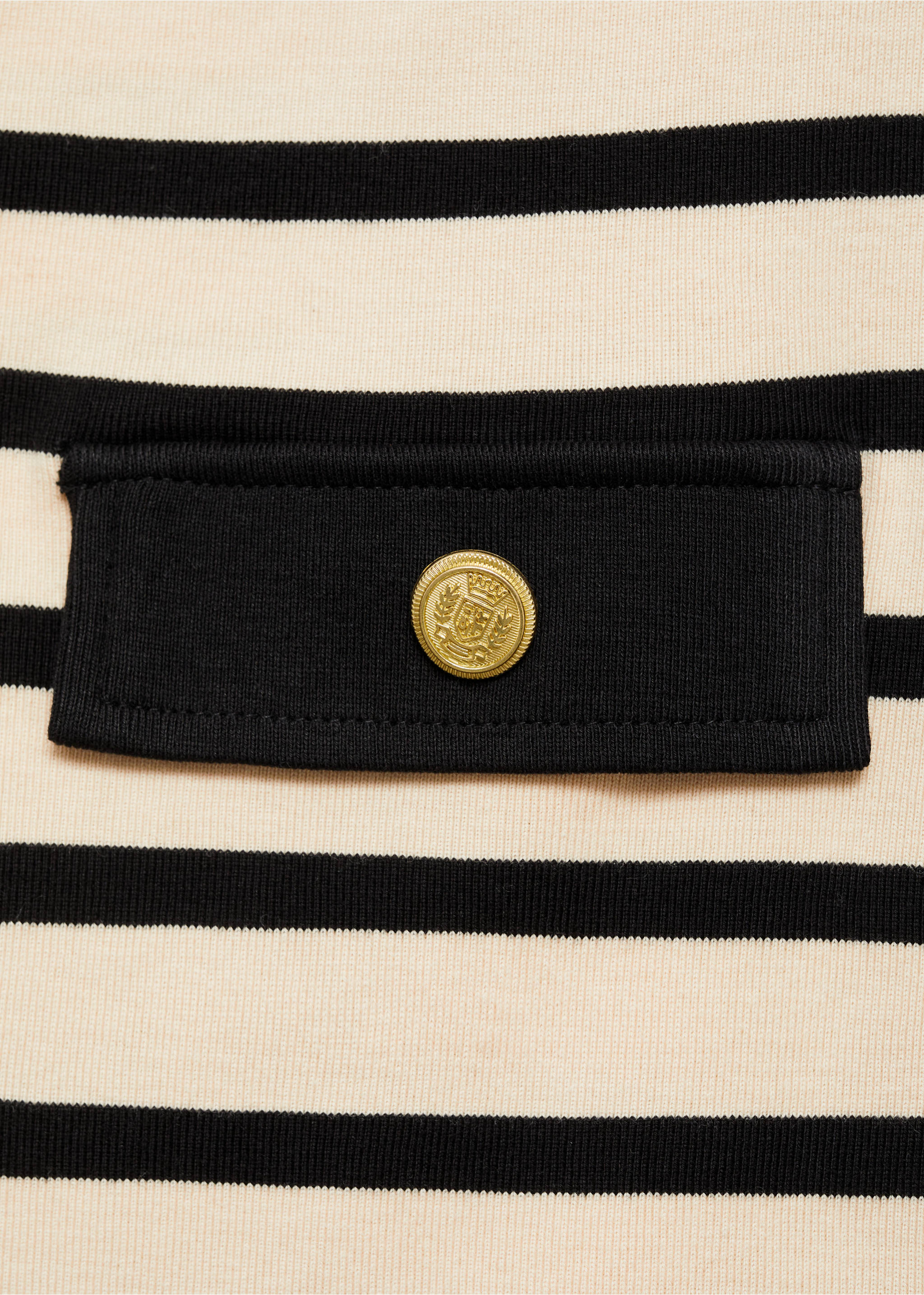 Buttoned knit skirt - Details of the article 0, Ecru. Ref: 77064028-00.