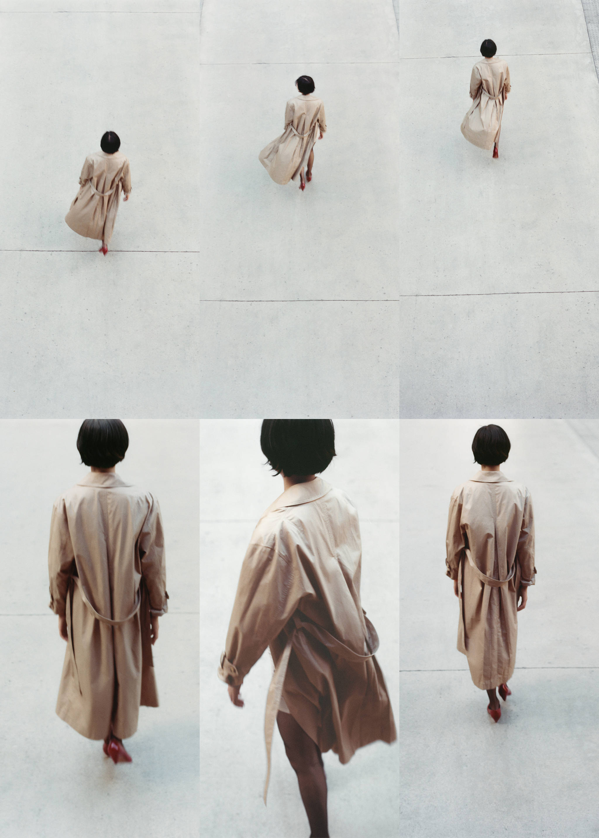 Cotton trench coat with shirt collar - Details of the article 7