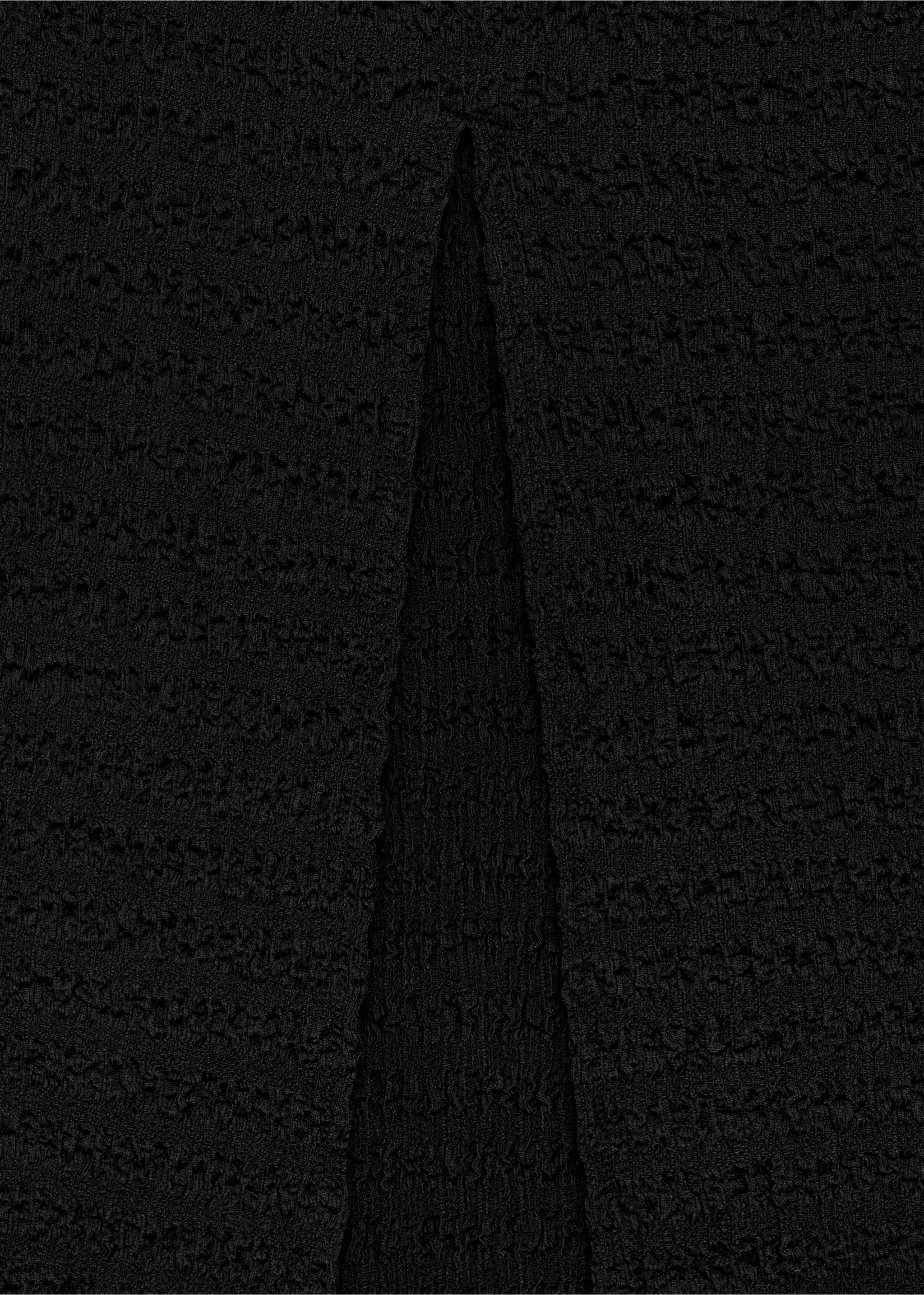 Langes schulterfreies Kleid - Detail des Artikels 0, Schwarz. Ref: 77064030-00.