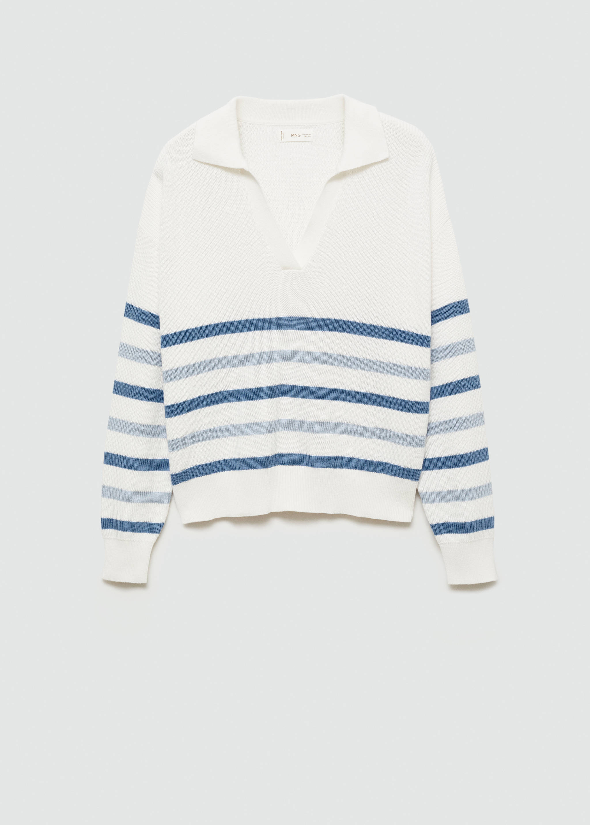 Knit striped sweater - Article without model