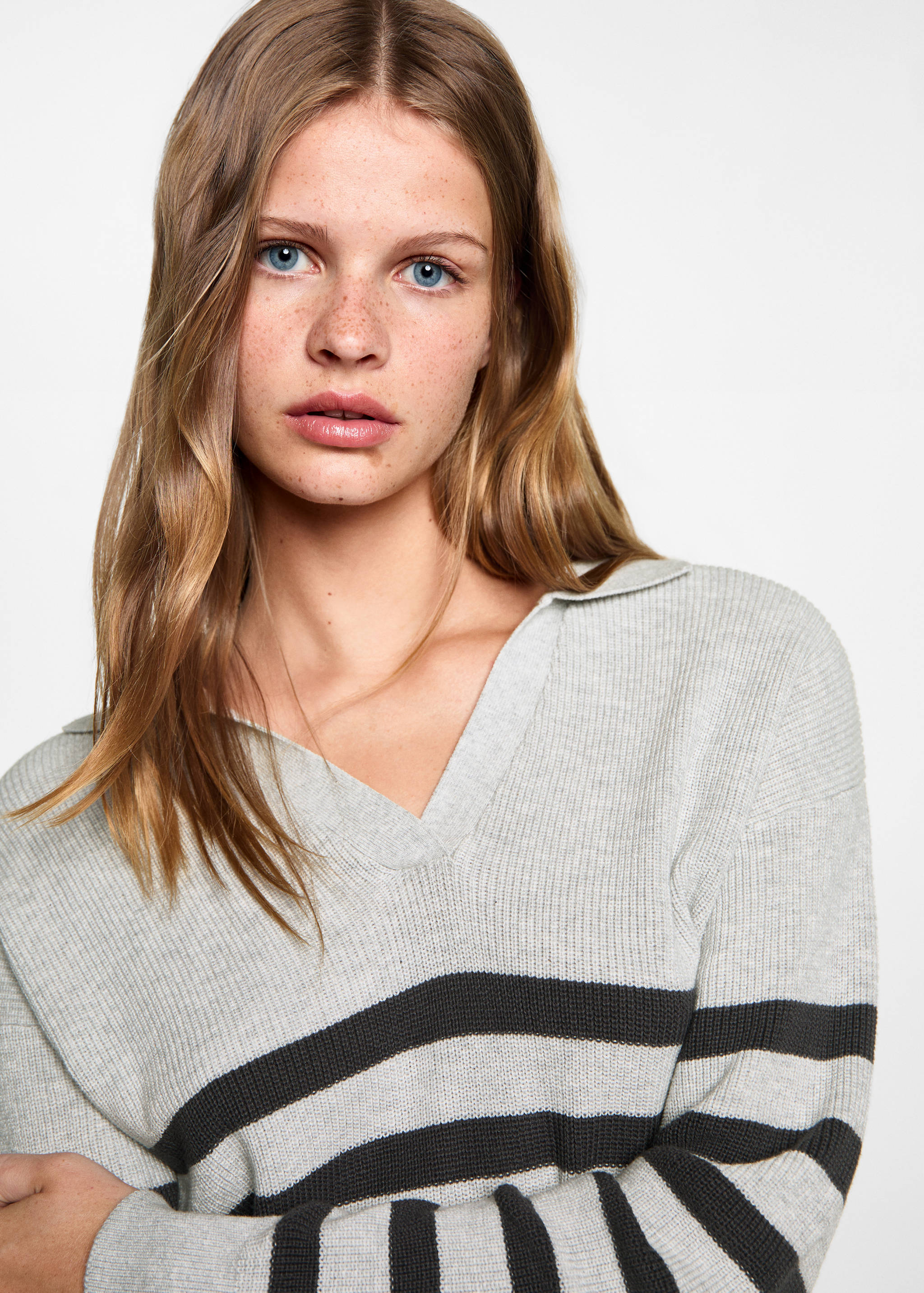 Gestreifter Strickpullover - Detail des Artikels 1