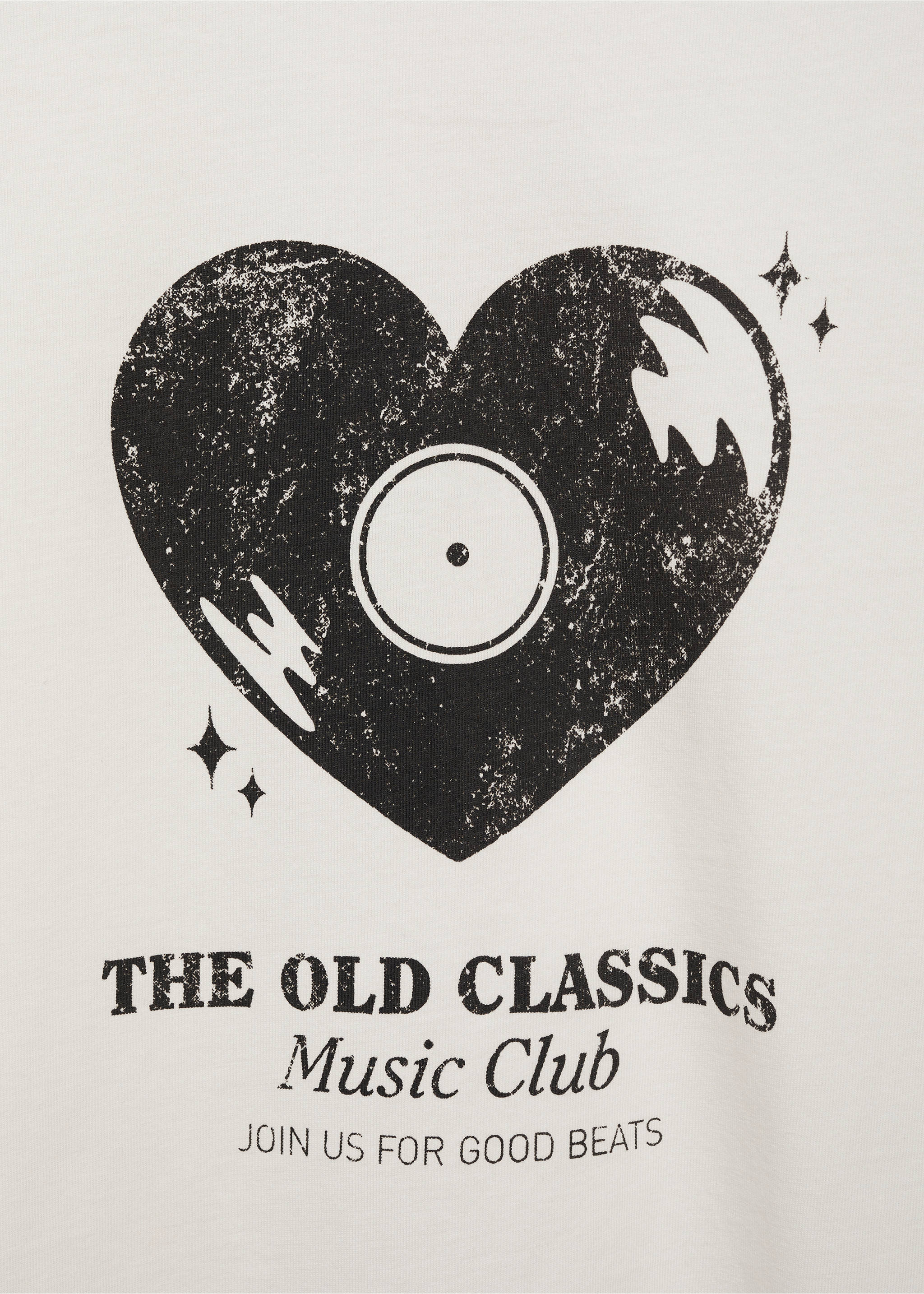 Camiseta estampada algodón - Detalle del artículo 0, Blanco roto. Ref: 77064041-00.