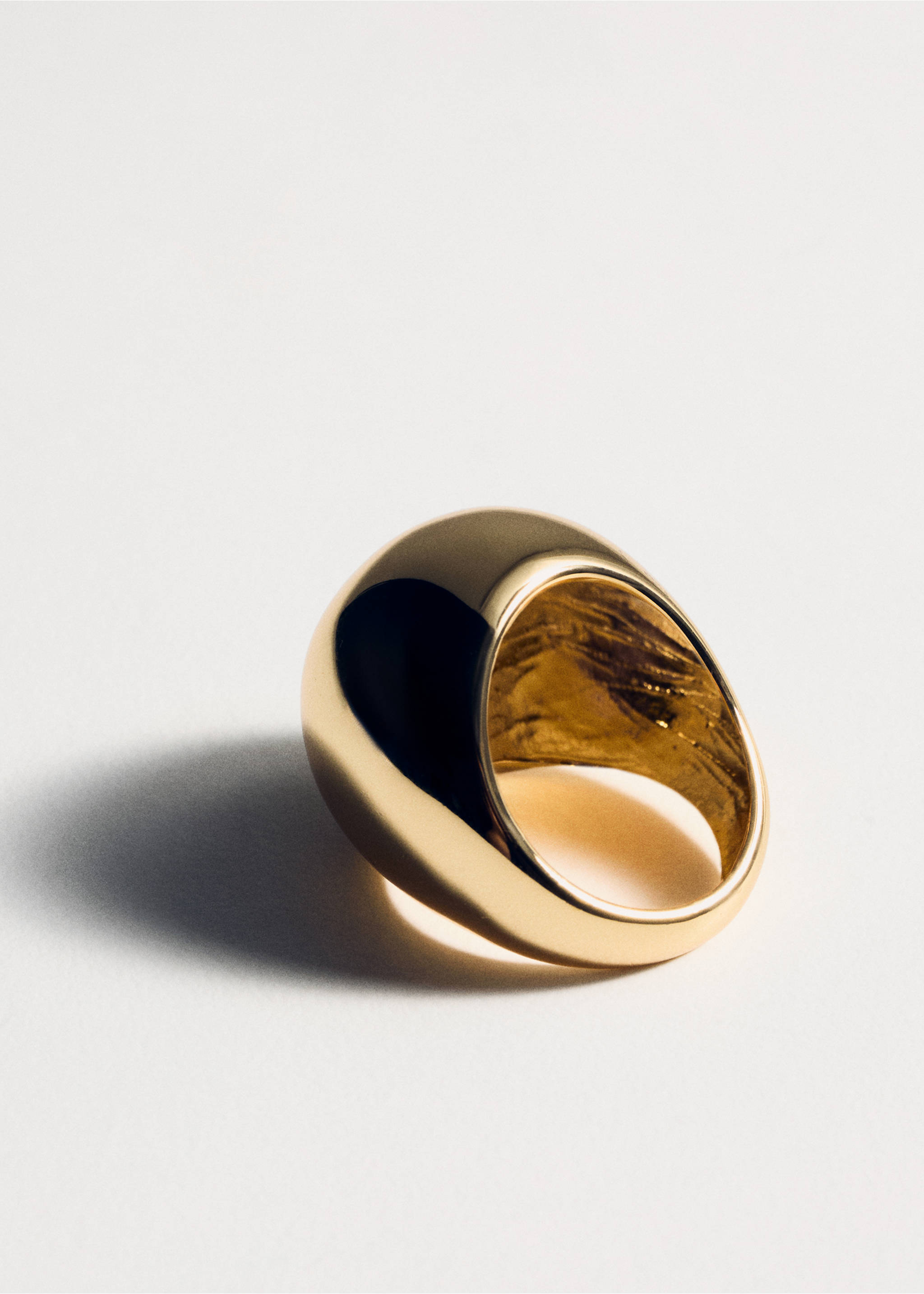 Volume design ring - Details of the article 5, Gold. Ref: 77064046-00.