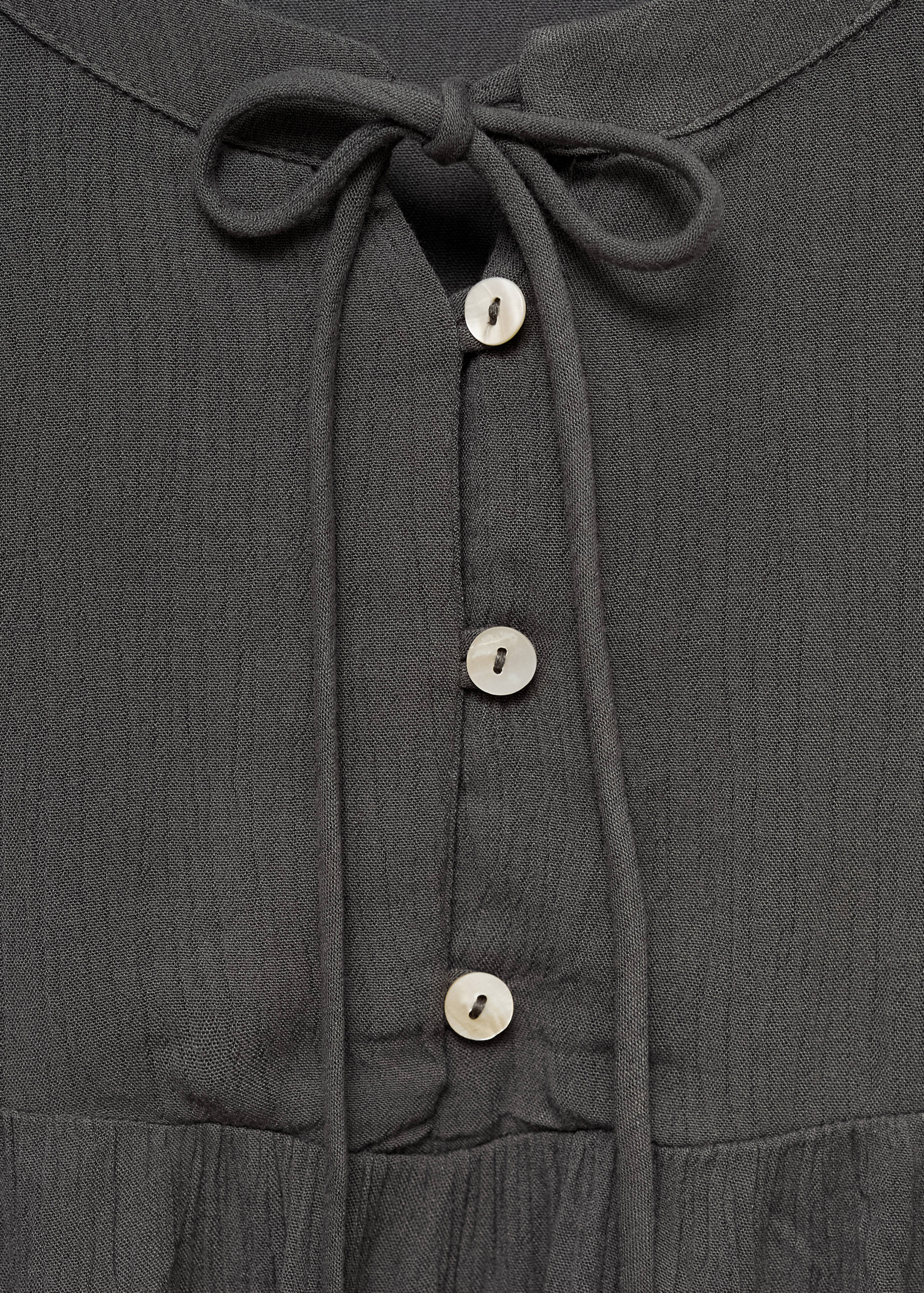 Fluid blouse with neck tie - Details of the article 8