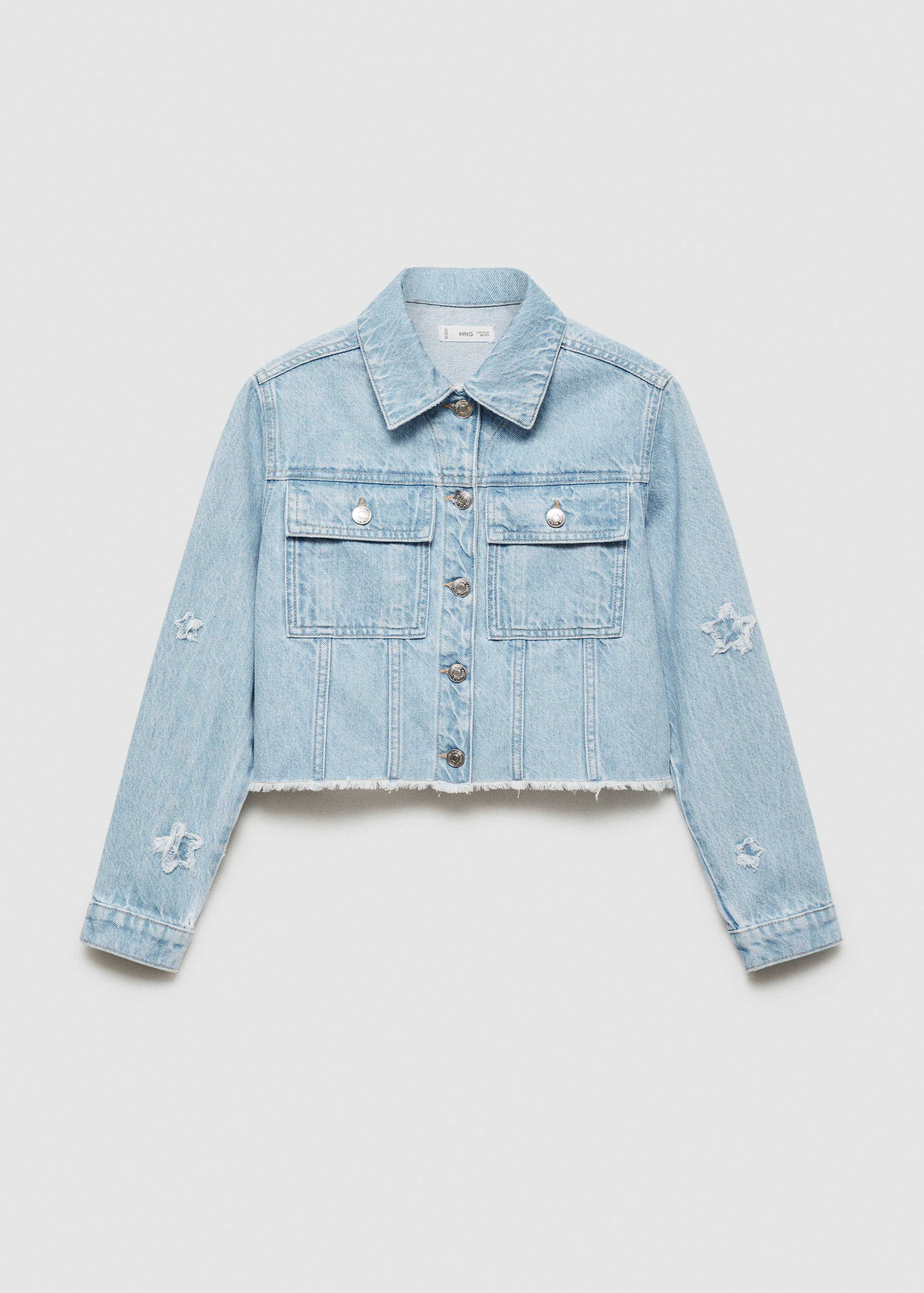 Jeansjacke mit Sternmotiven - Artikel ohne Model