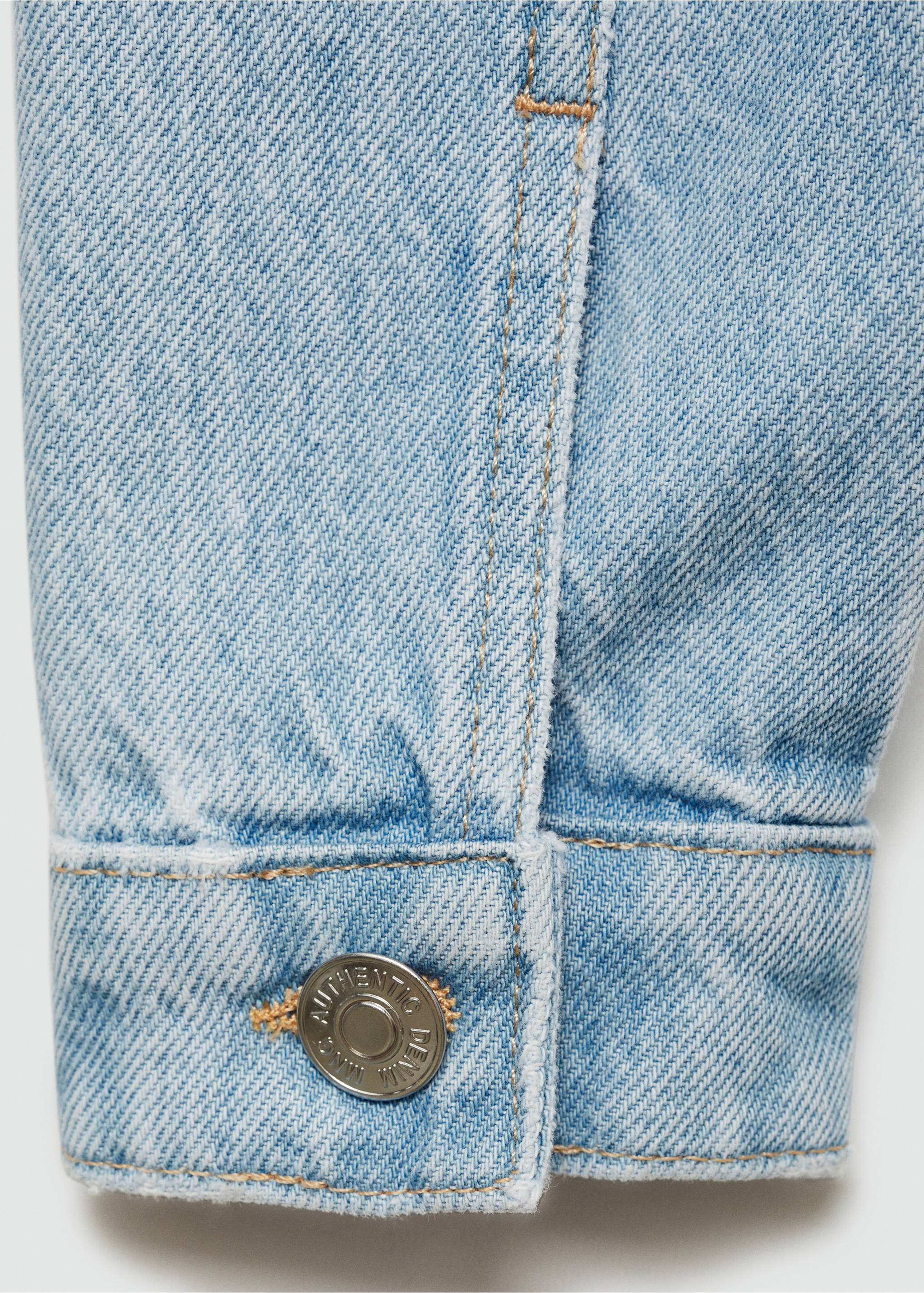 Jeansjacke mit Sternmotiven - Detail des Artikels 0, Hellblau. Ref: 77064052-00.