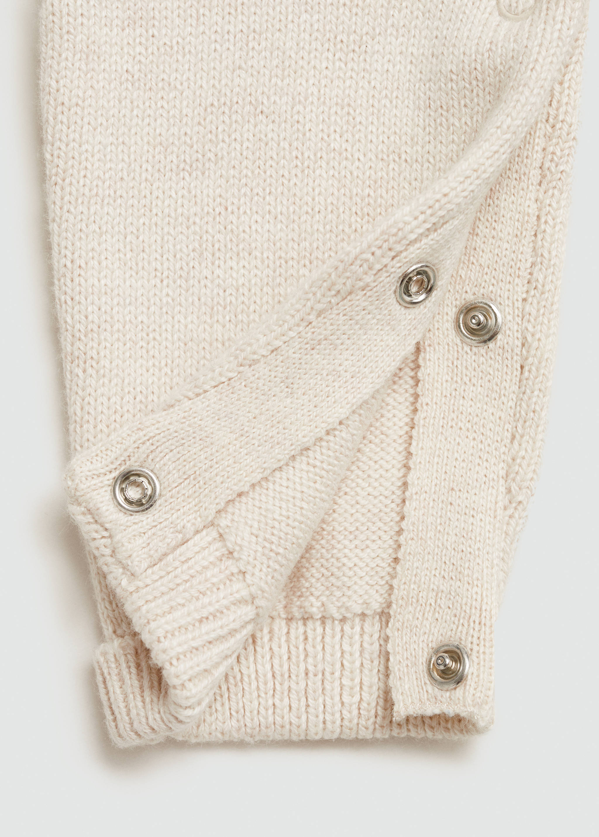 Cotton knit dungarees - Details of the article 0