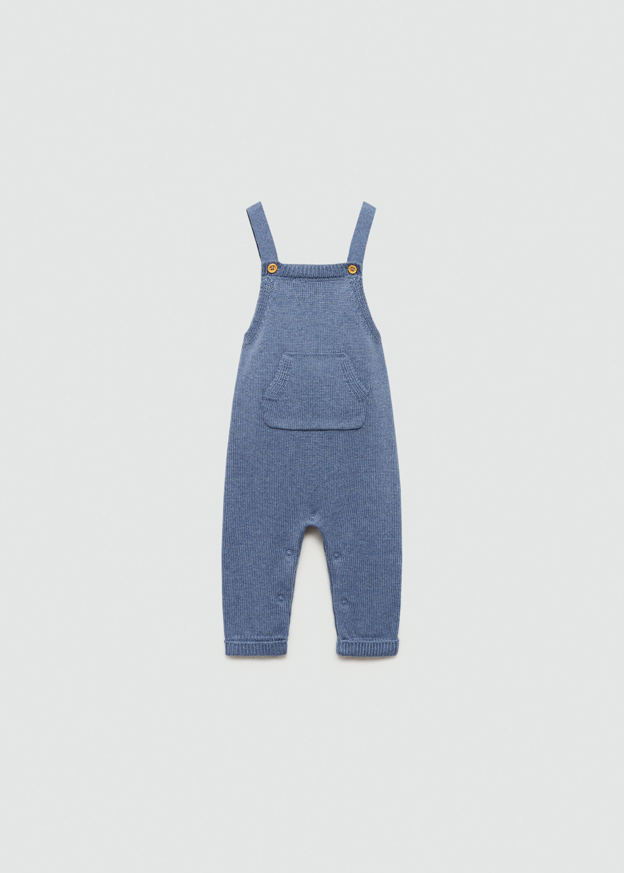 Cotton knit dungarees - Article without model