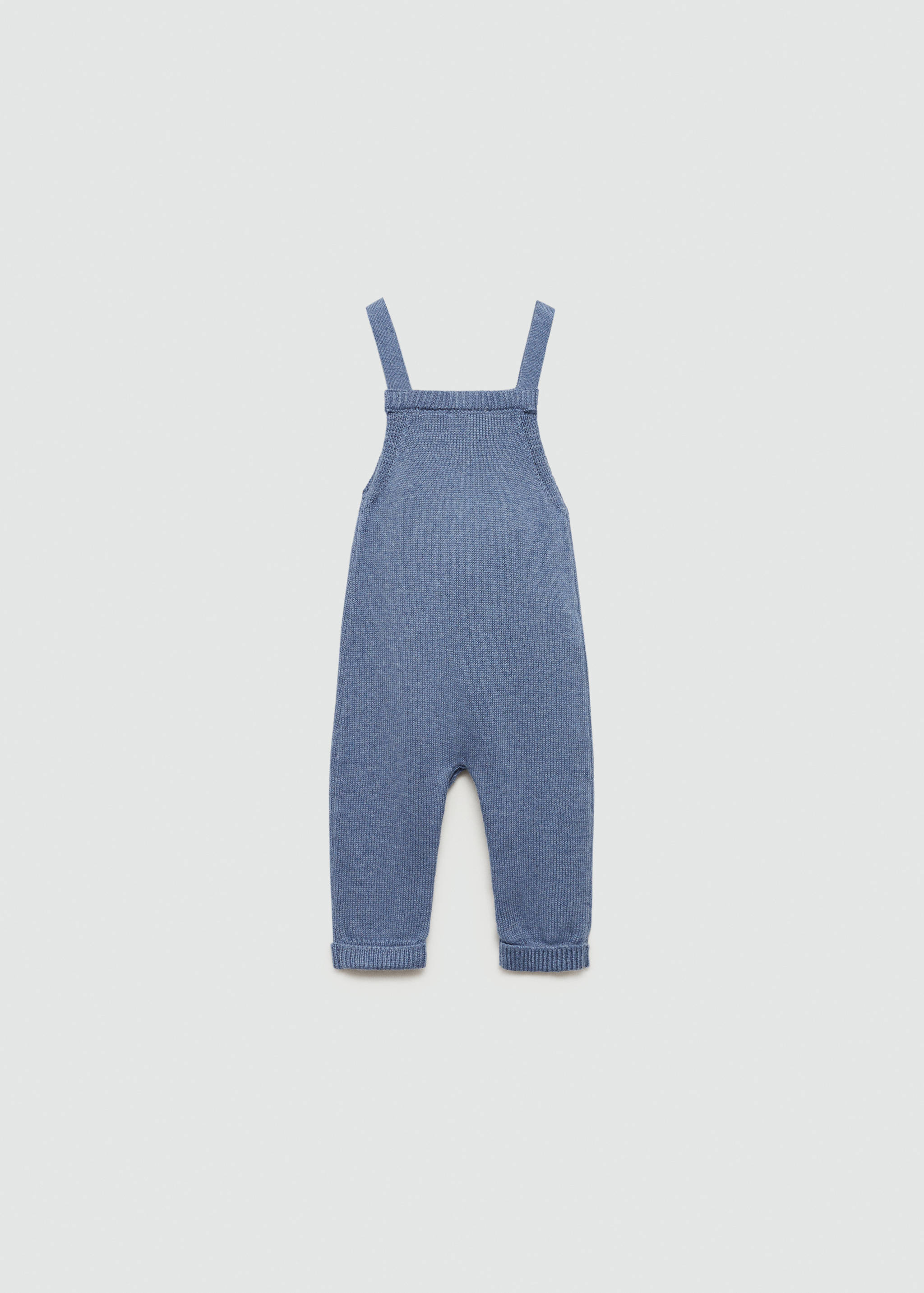 Cotton knit dungarees - Reverse of the article