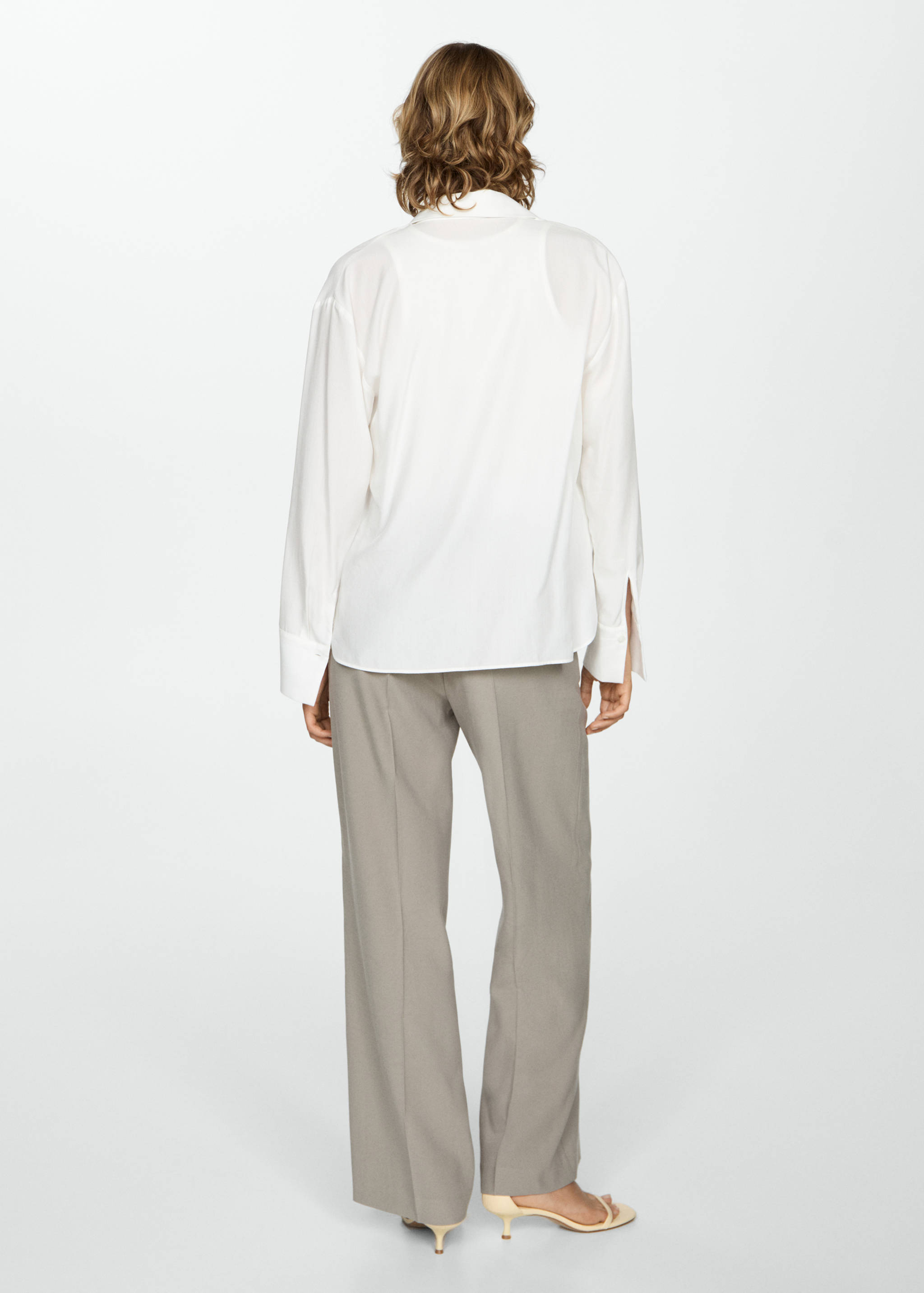 Lyocell fluid shirt - Reverse of the article