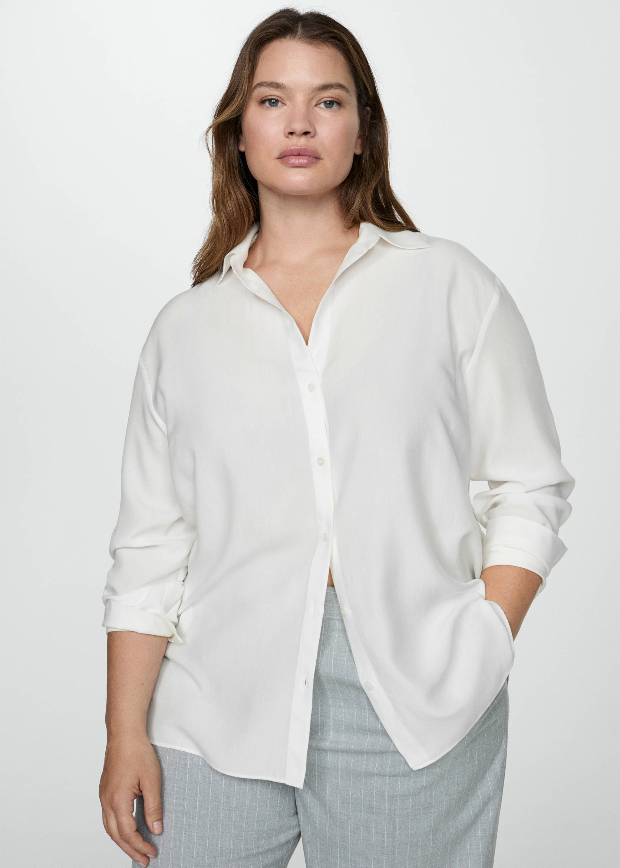 Lyocell fluid shirt - Details of the article 5