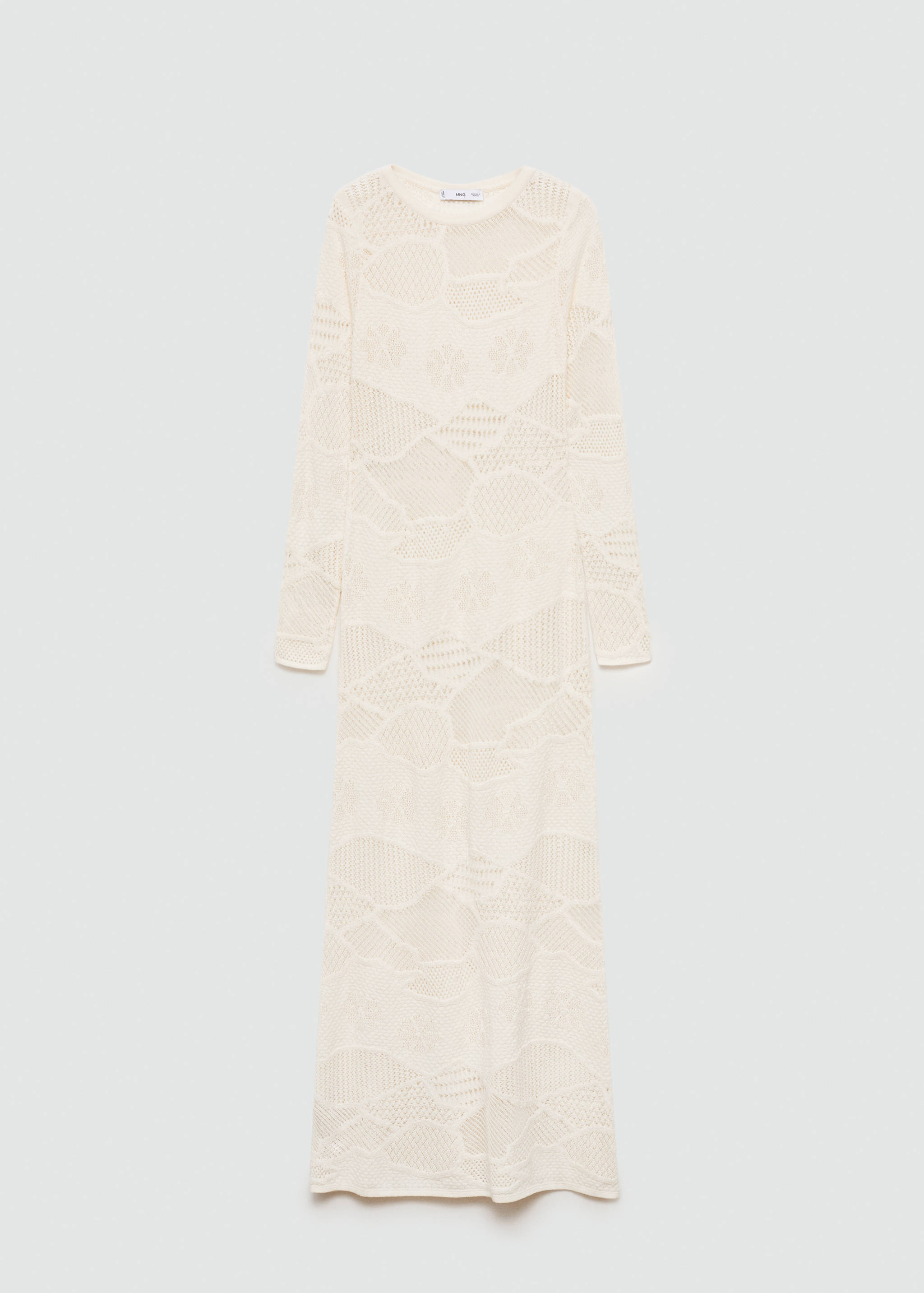 Hosszú kötött ruha - Termék modell nélkül