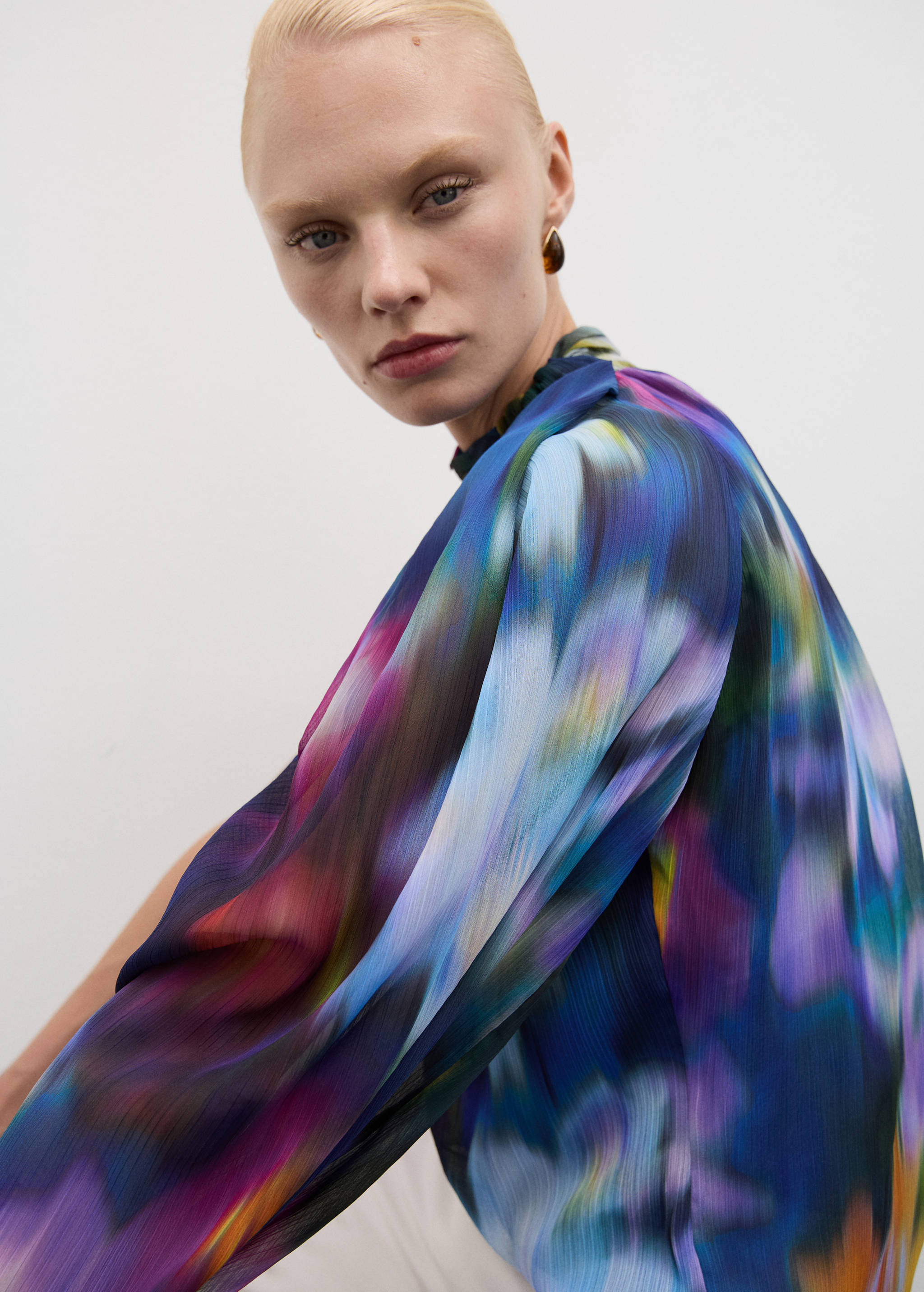 Blusa asimmetrica stampata - Dettaglio dell'articolo 2