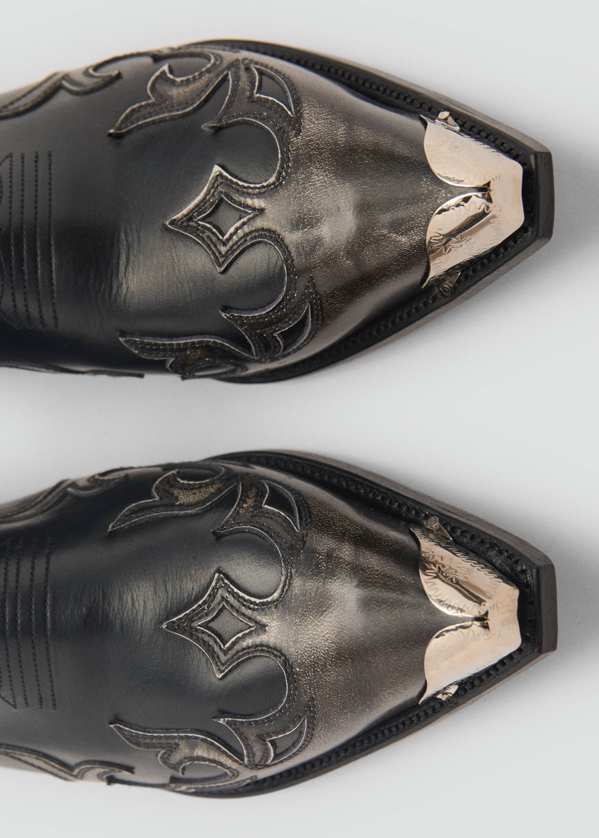 Zweifarbige Cowboy-Lederstiefel - Detail des Artikels 3