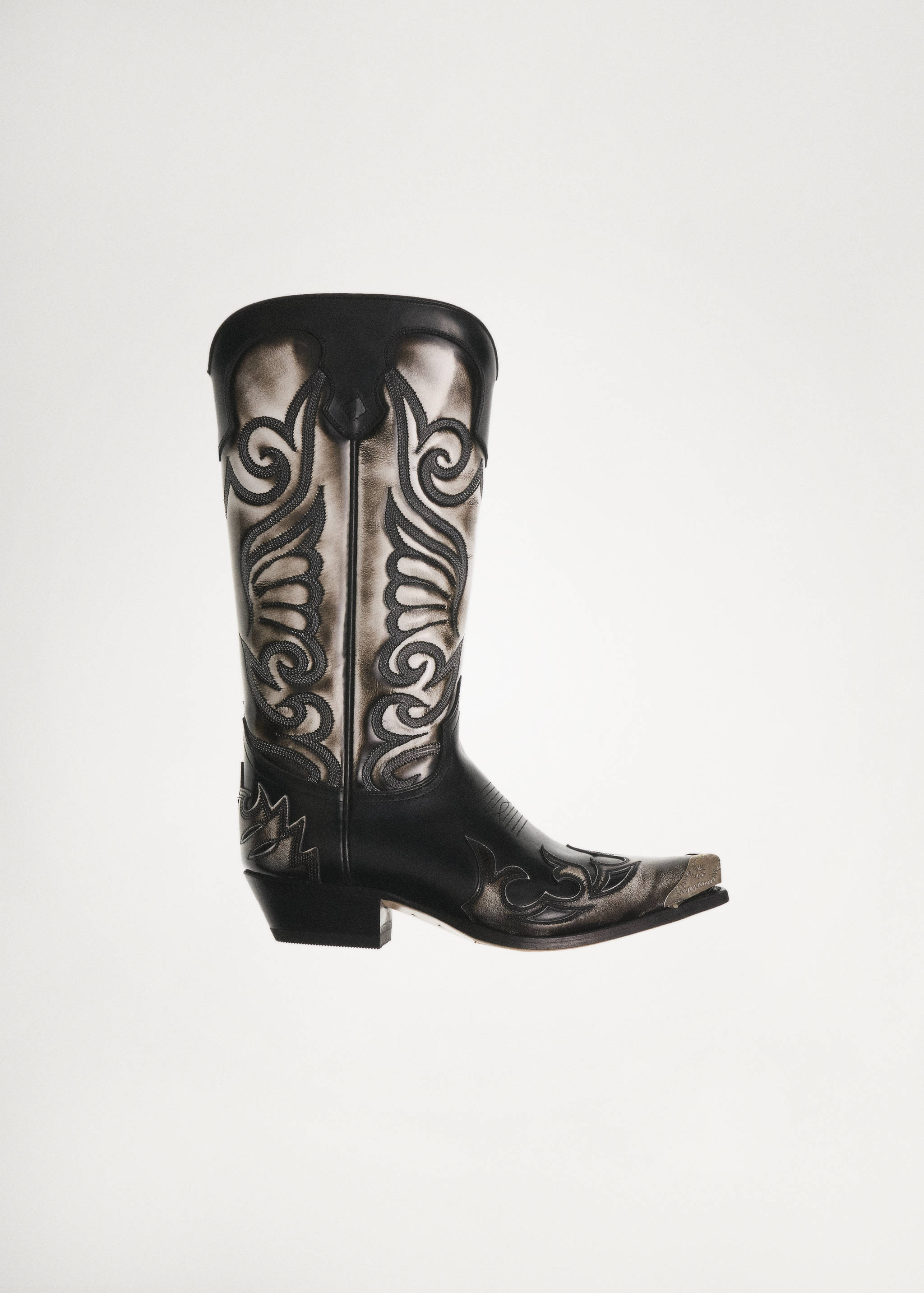 Zweifarbige Cowboy-Lederstiefel - Detail des Artikels 9