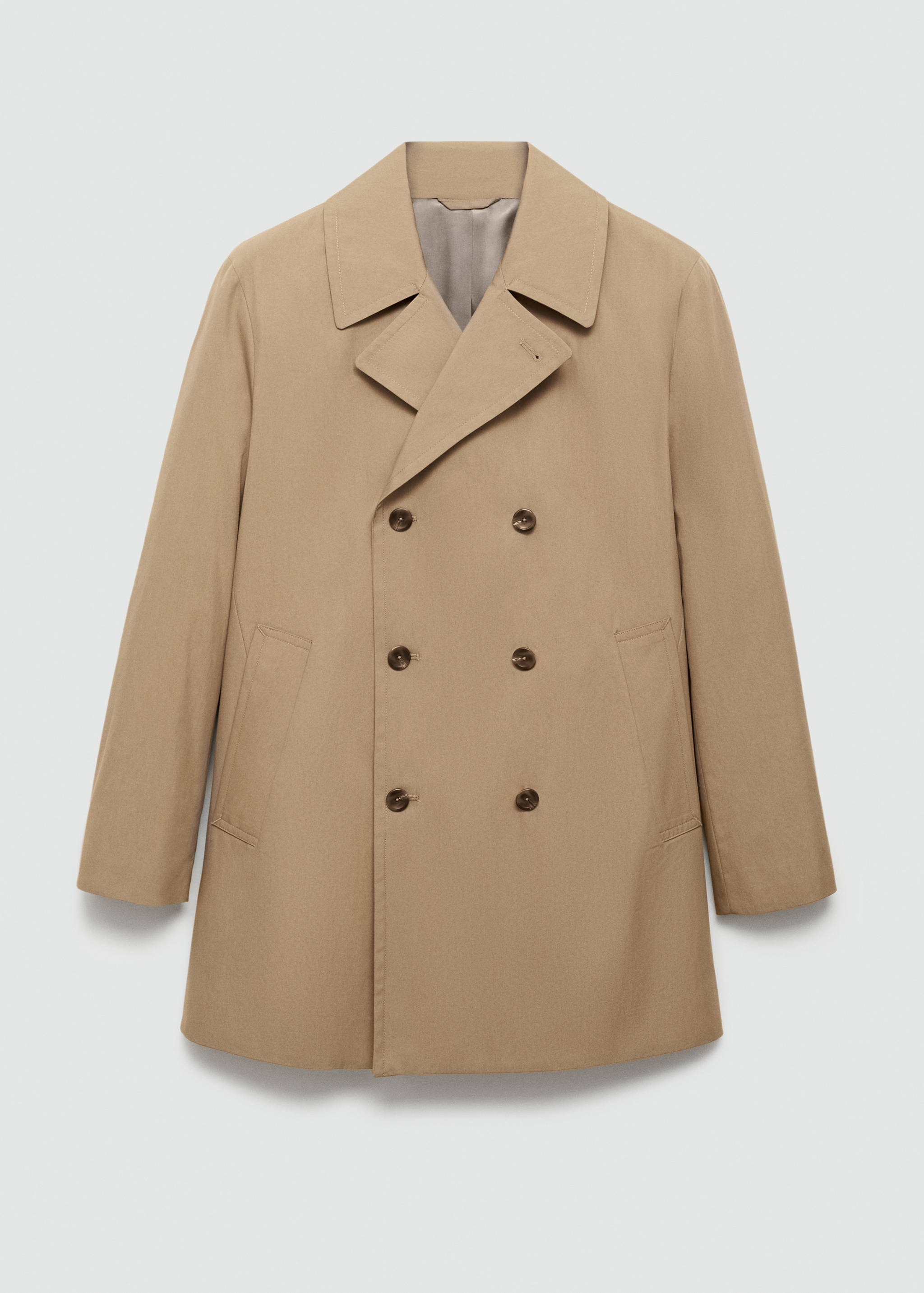 Short cotton trench coat - Article without model